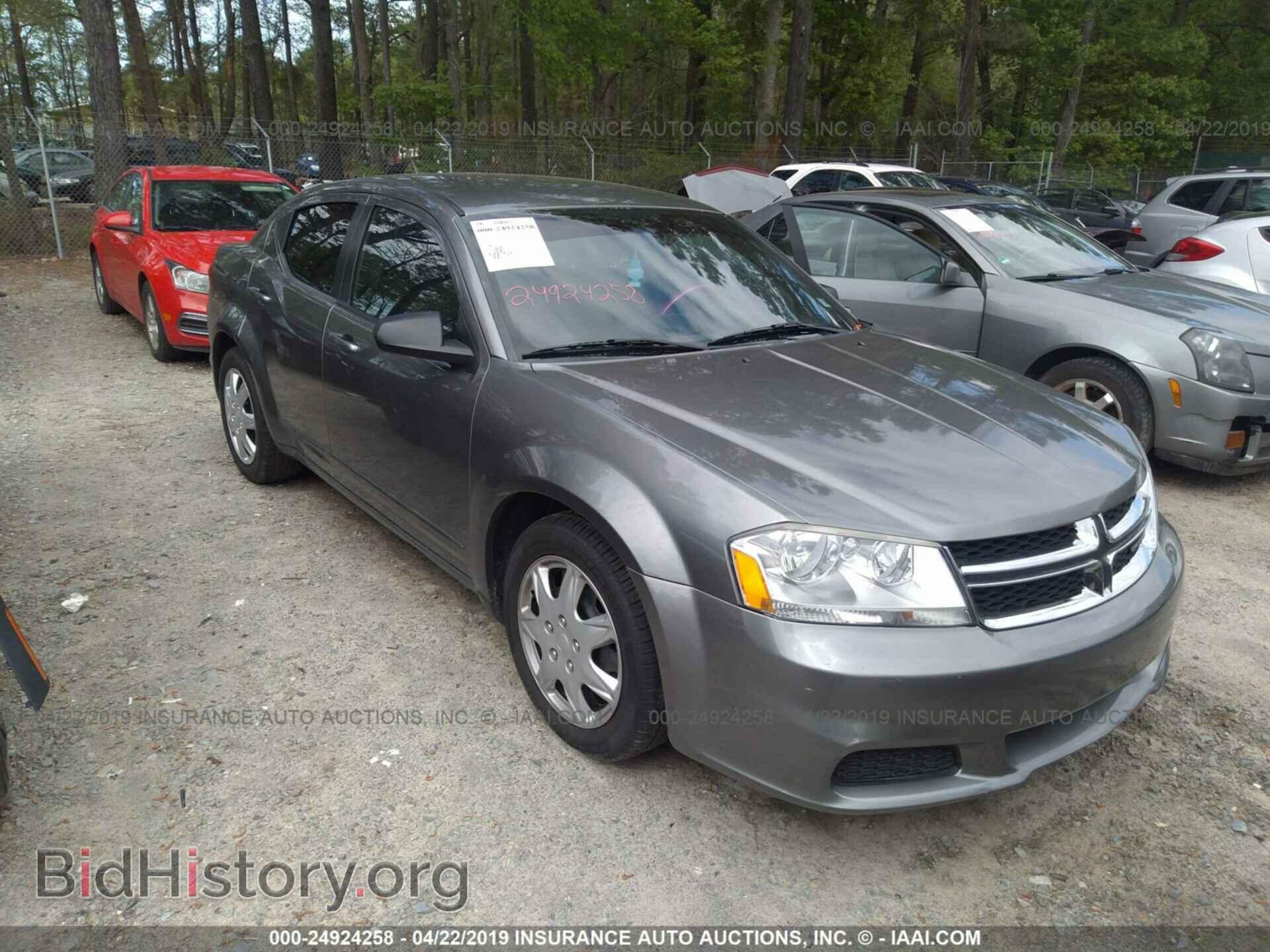 Photo 1C3CDZAB2CN323774 - DODGE AVENGER 2012