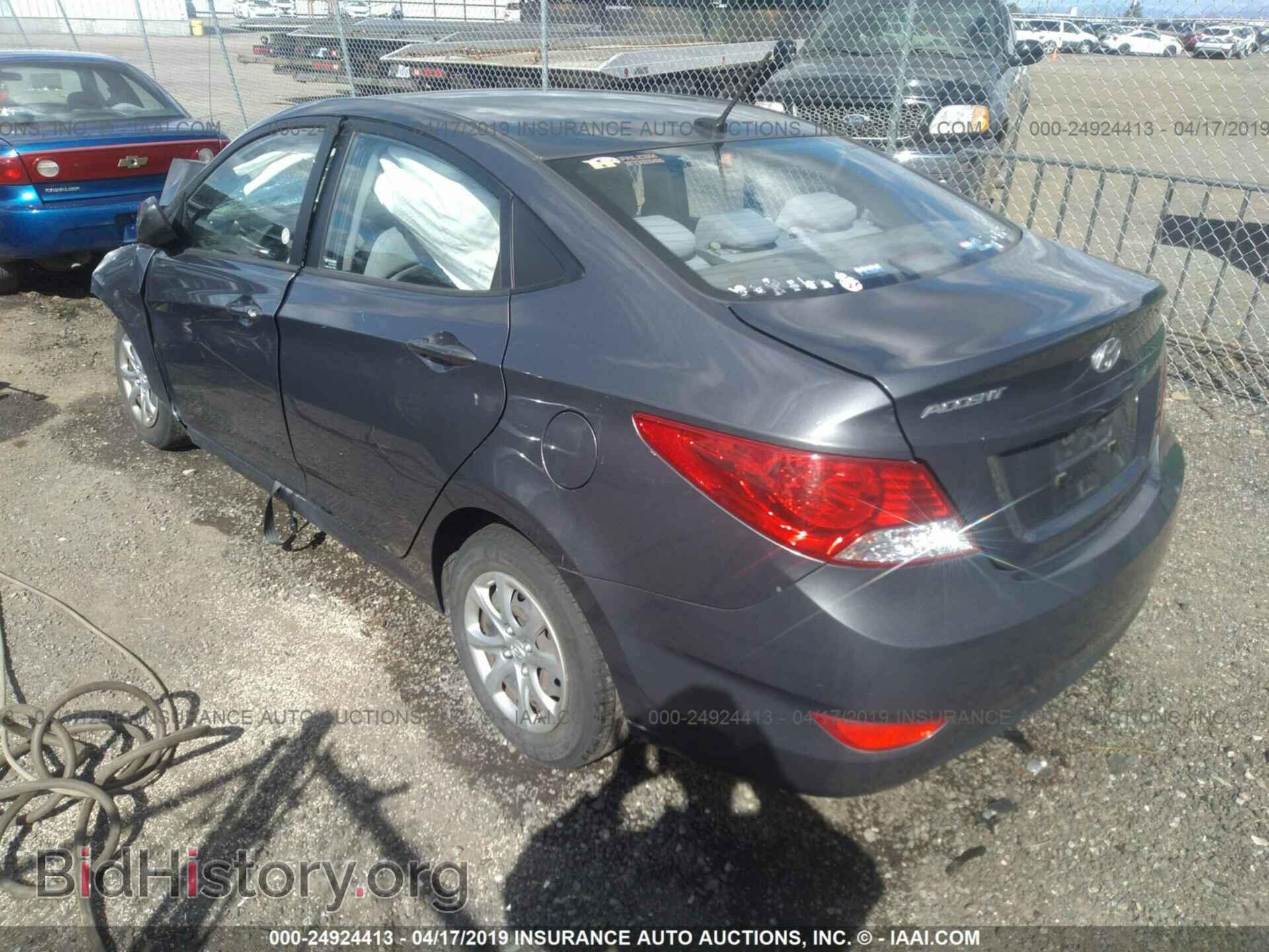 2012 HYUNDAI ACCENT - VIN: KMHCT4AEXCU216078 - Фото 3
