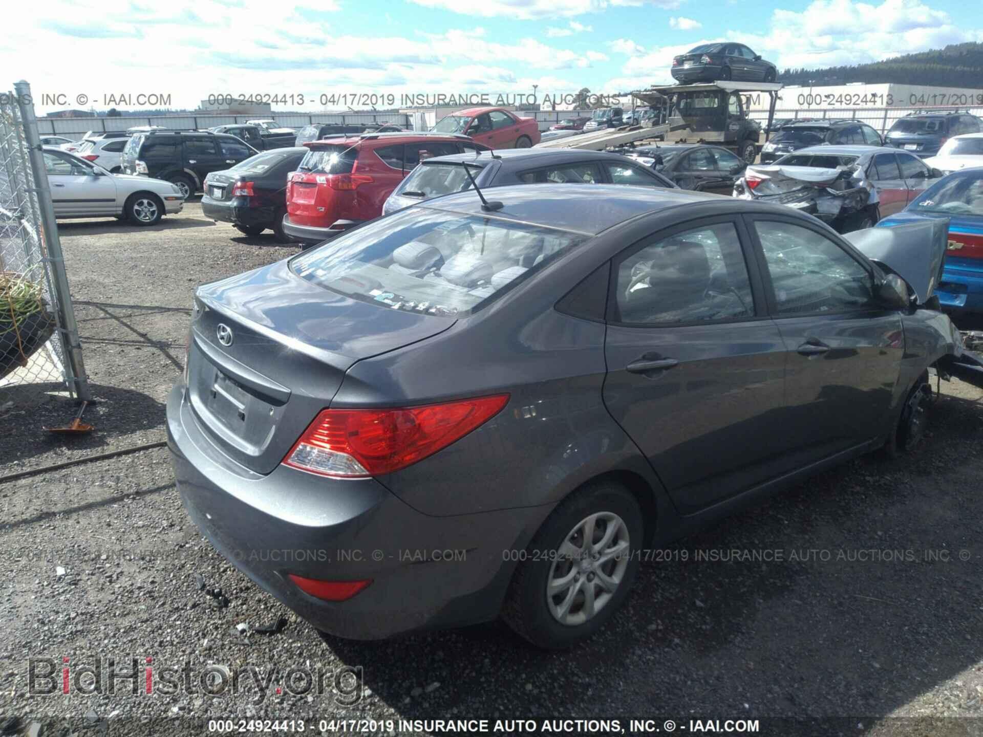 2012 HYUNDAI ACCENT - VIN: KMHCT4AEXCU216078 - Фото 4