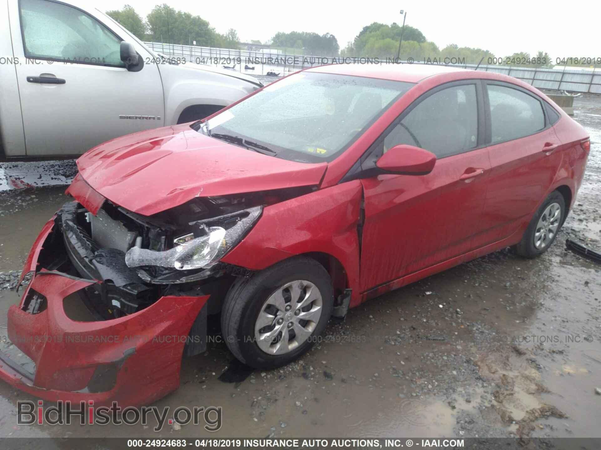 2016 HYUNDAI ACCENT - VIN: KMHCT4AE6GU141708 - Фото 2