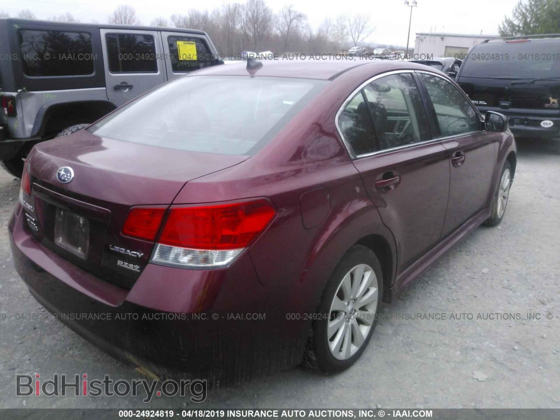 2011 SUBARU LEGACY - VIN: 4S3BMBL68B3260964 - Фото 4