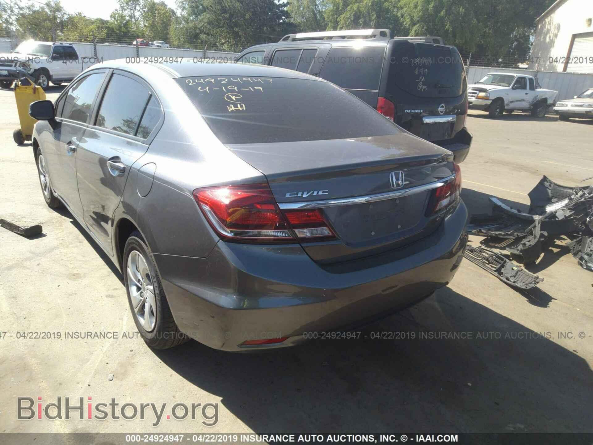 2013 HONDA CIVIC - VIN: 19XFB2F56DE258751 - Фото 3
