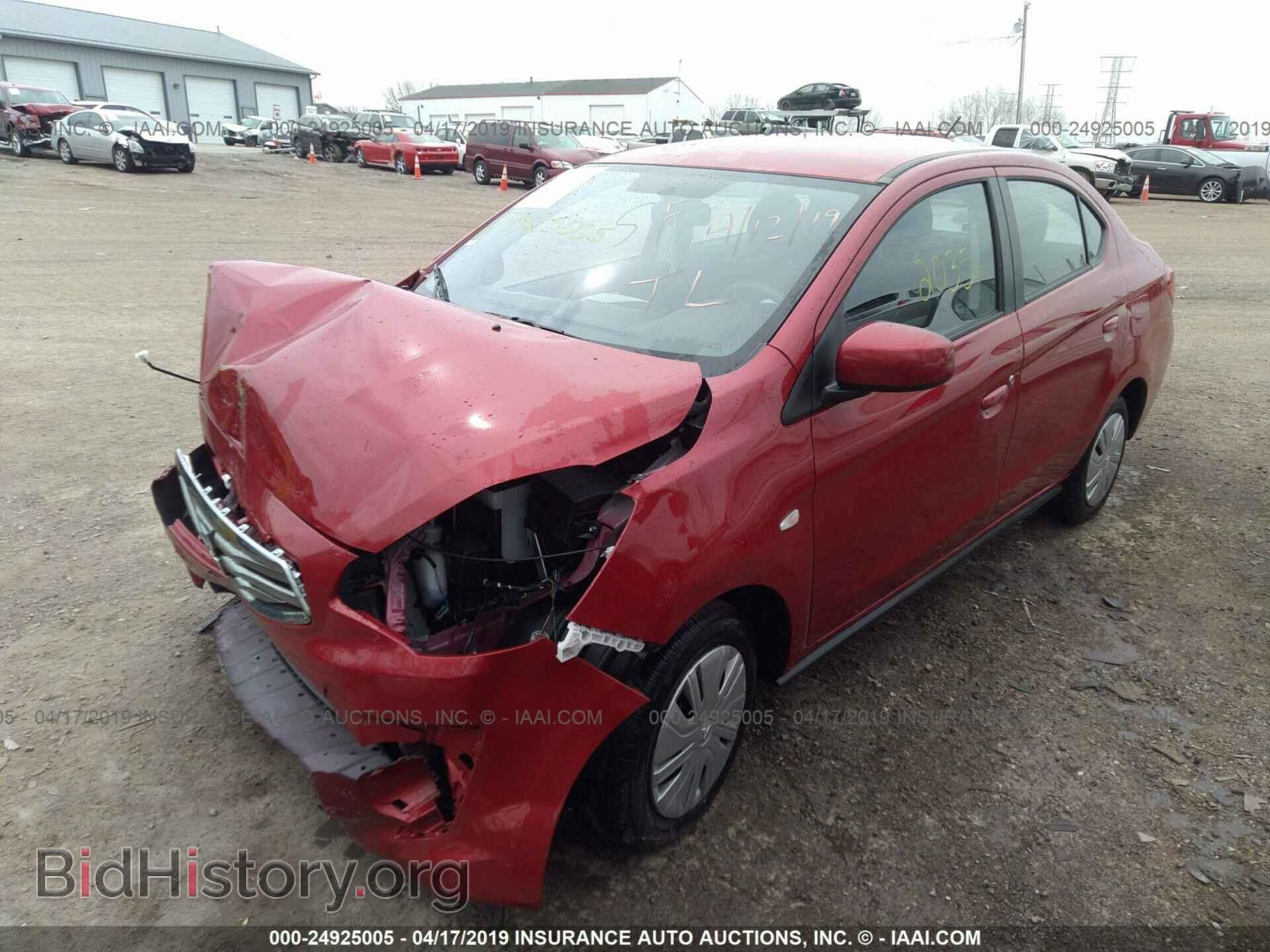 2019 MITSUBISHI MIRAGE - VIN: ML32F3FJ5KHF04451 - Фото 2