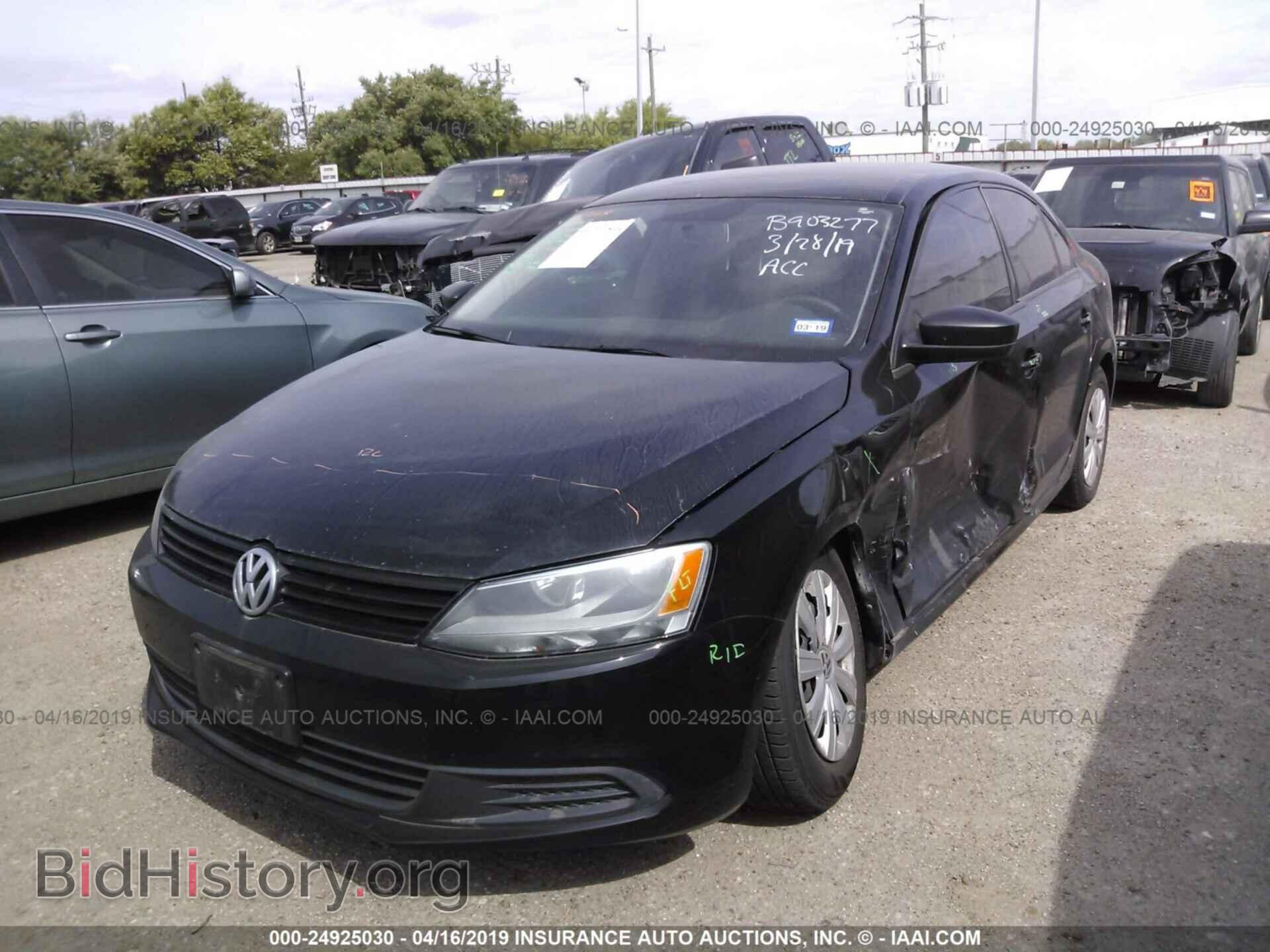 2014 VOLKSWAGEN JETTA - VIN: 3VW1K7AJ1EM418292 - Фото 2