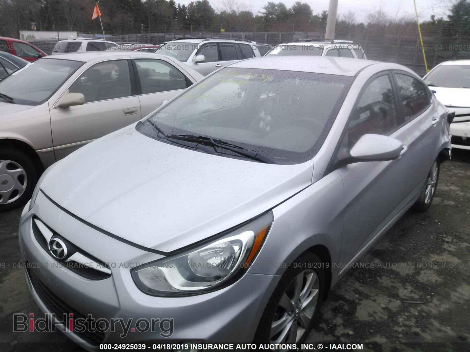 2013 HYUNDAI ACCENT - VIN: KMHCU4AE0DU425344 - Фото 2