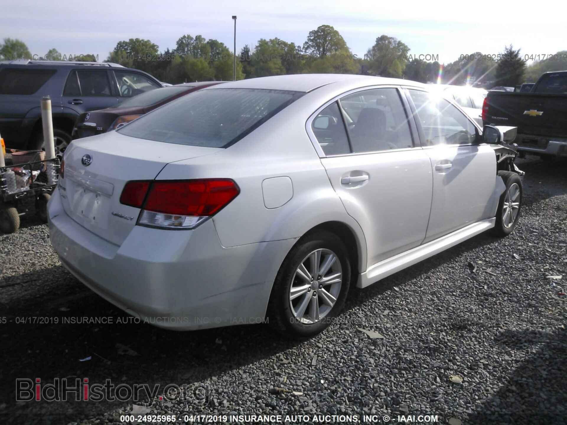 2012 SUBARU LEGACY - VIN: 4S3BMCB68C3036408 - Фото 4