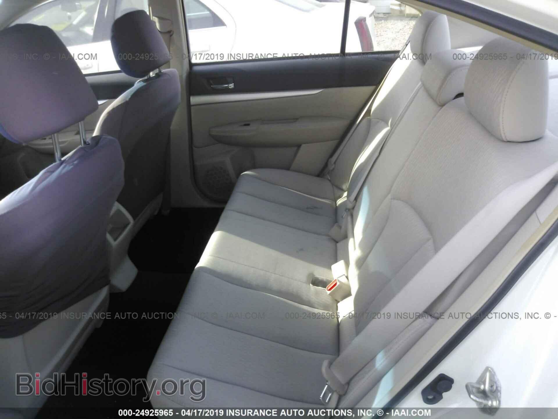 2012 SUBARU LEGACY - VIN: 4S3BMCB68C3036408 - Фото 8