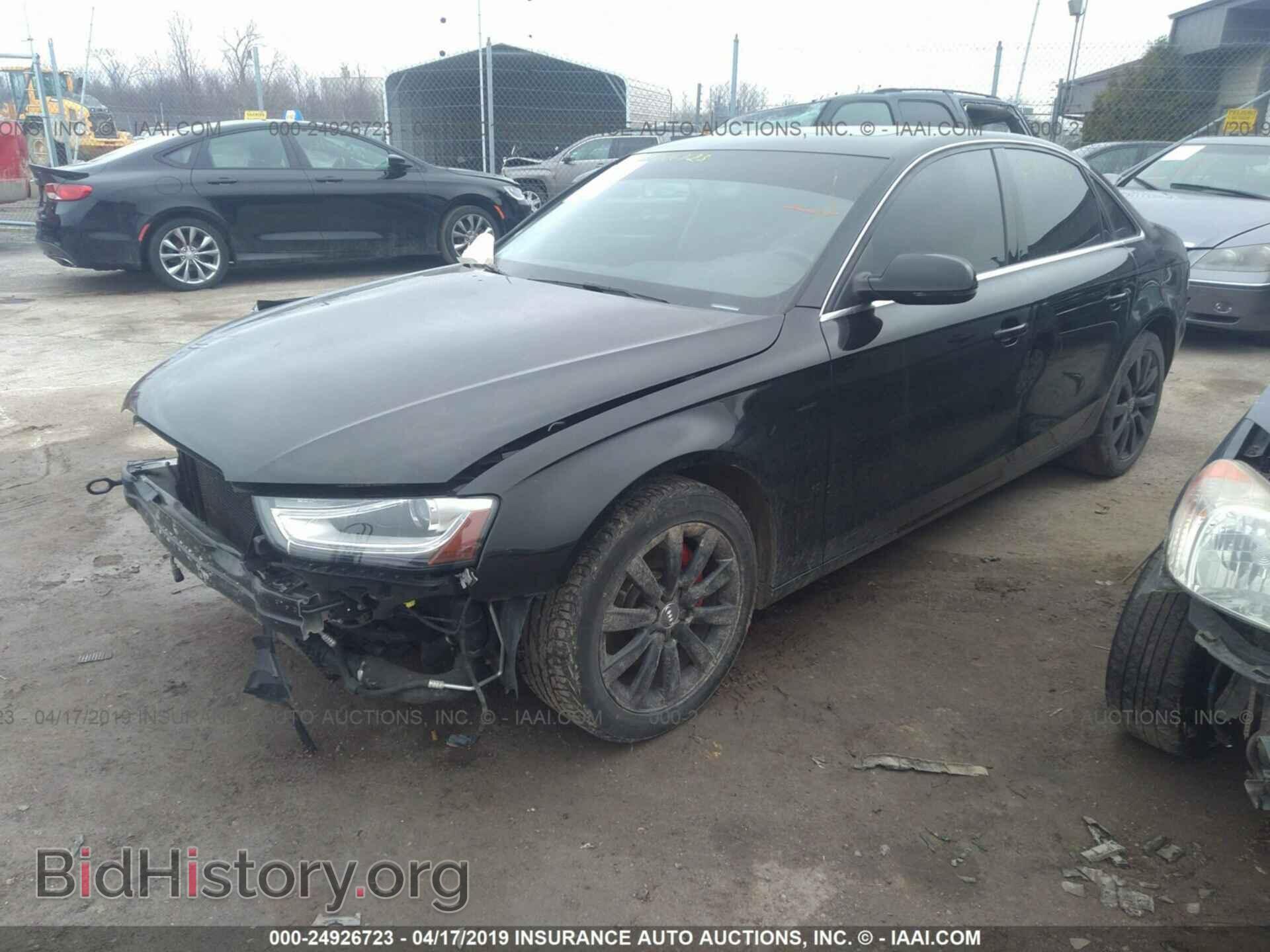 2013 AUDI A4 - VIN: WAUDFAFL1DN011814 - Фото 2