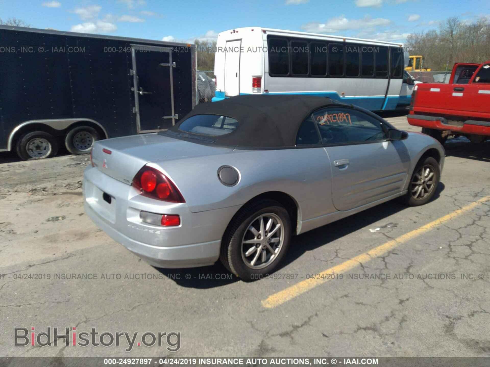 2001 MITSUBISHI ECLIPSE - VIN: 4A3AE45G91E203991 - Фото 4