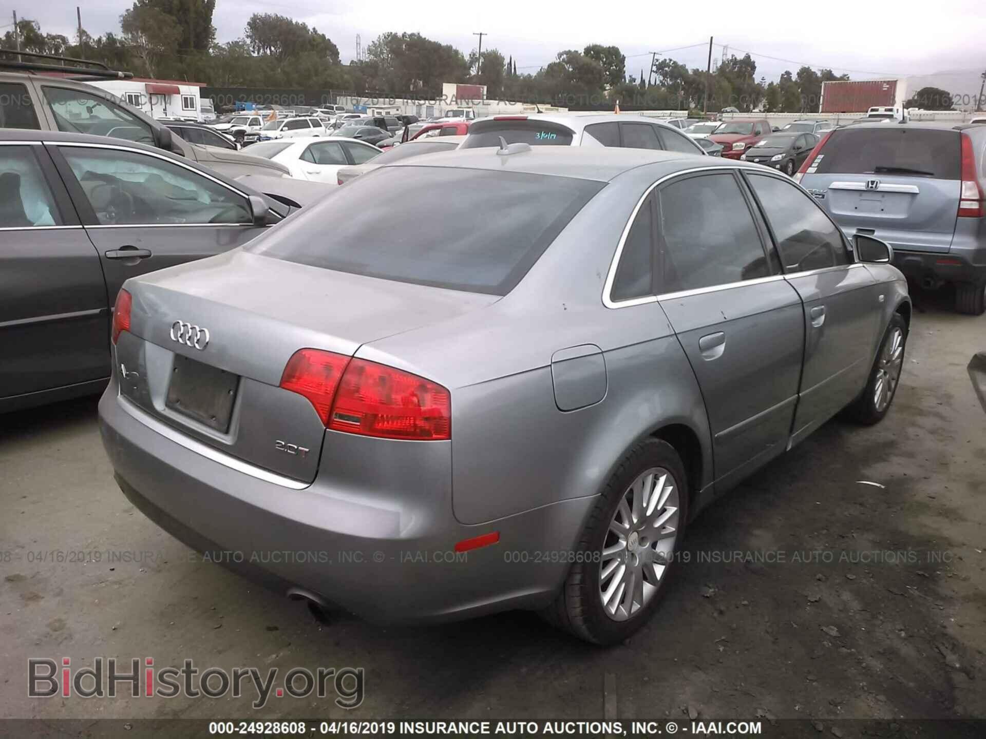 2006 AUDI A4 - VIN: WAUAF78E26A201216 - Фото 4