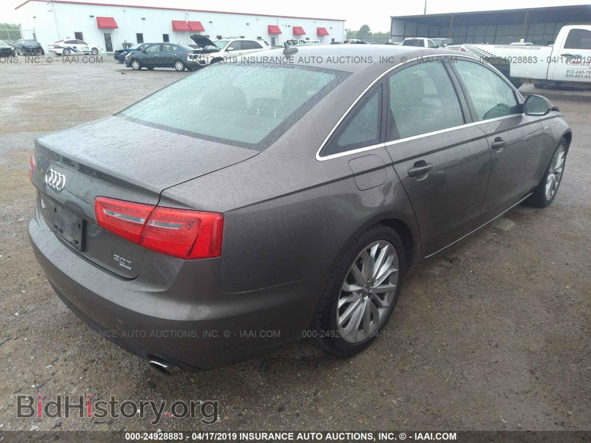 2012 AUDI A6 - VIN: WAUGGAFC9CN127075 - Фото 4