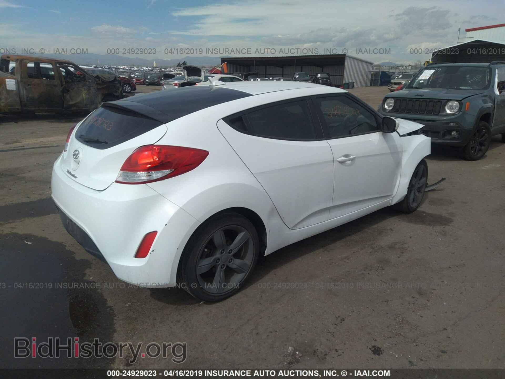 2014 HYUNDAI VELOSTER - VIN: KMHTC6ADXEU210531 - Фото 4