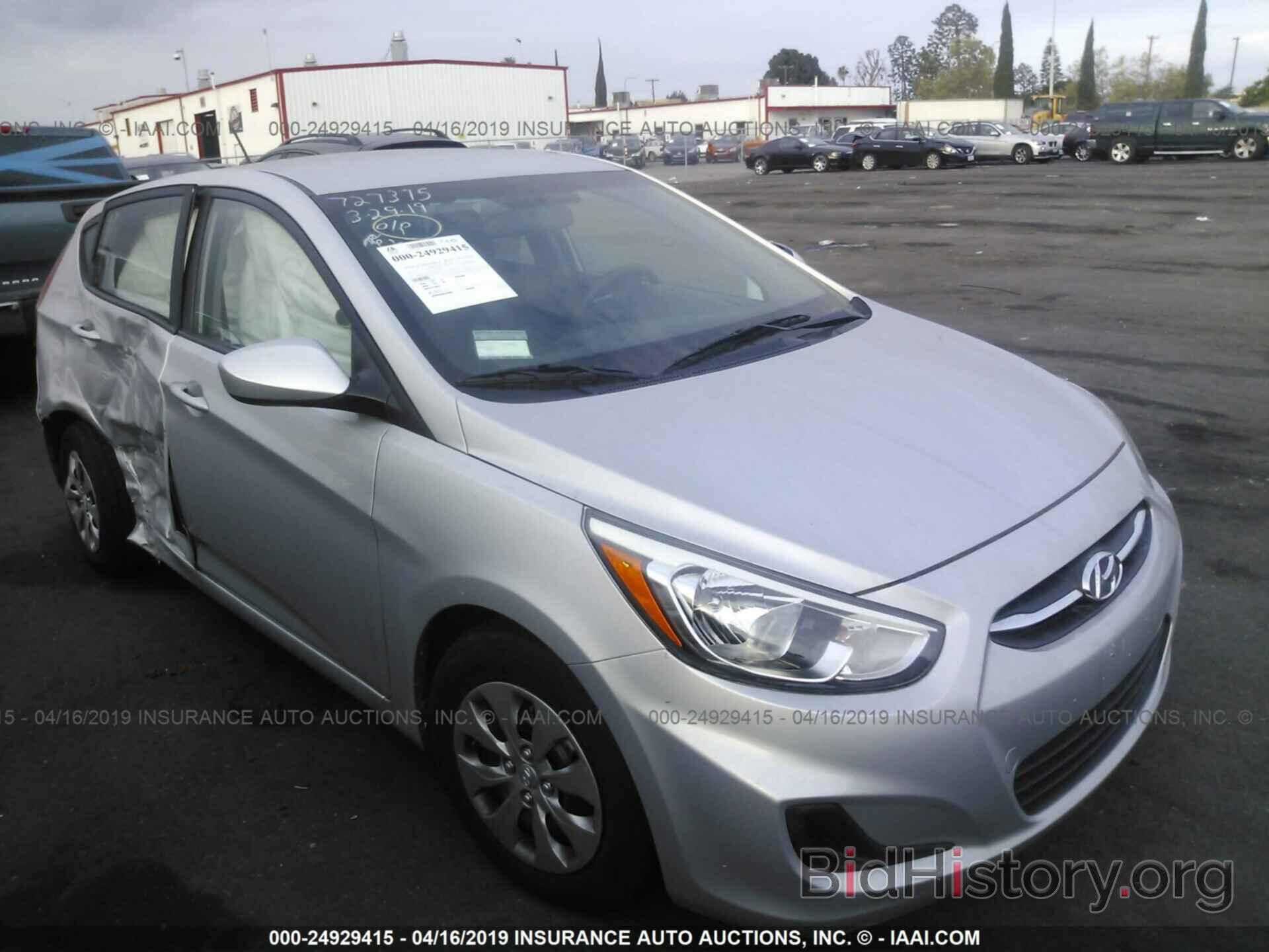 Photo KMHCT5AE4HU301446 - HYUNDAI ACCENT 2017