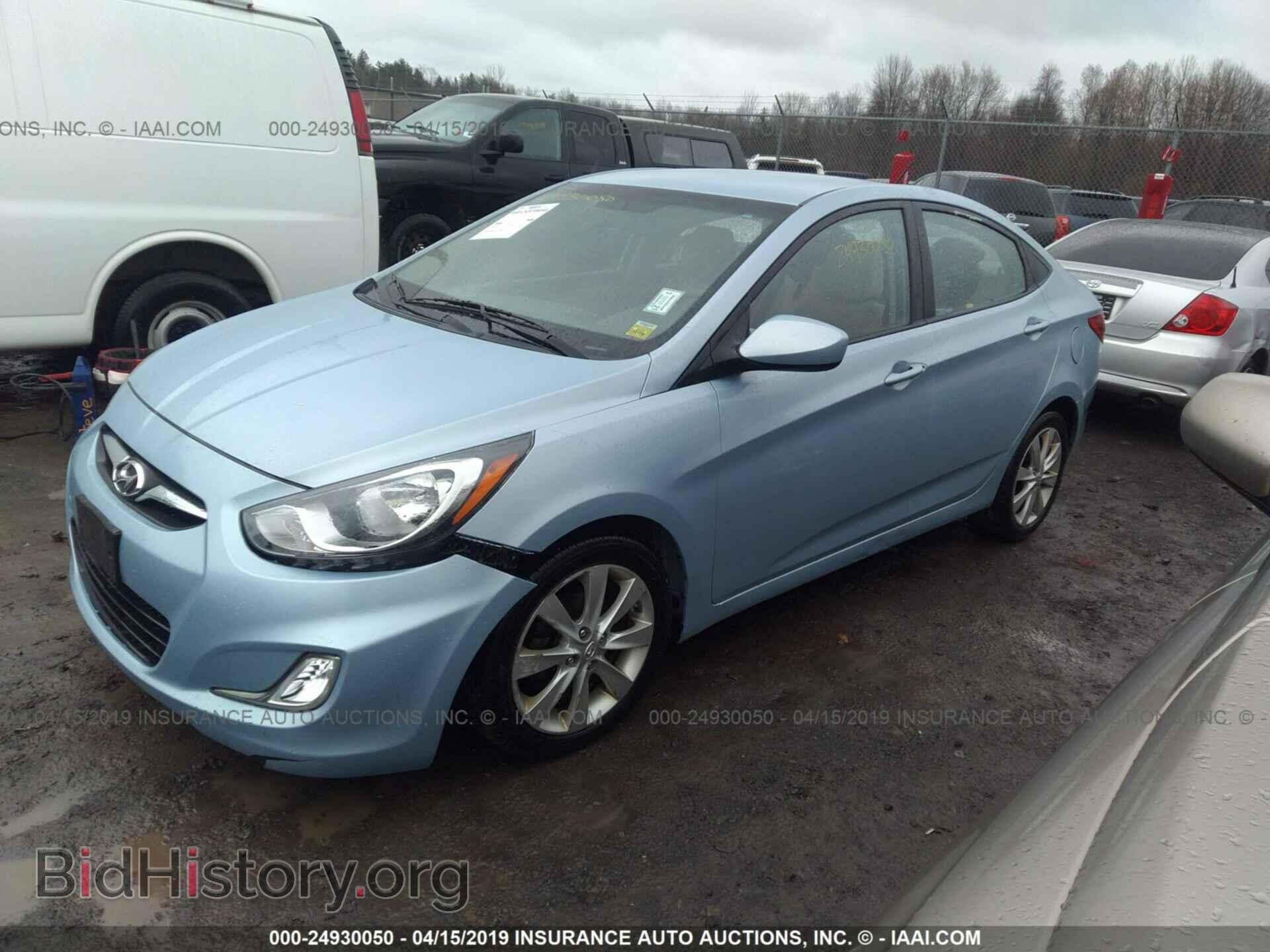 2012 HYUNDAI ACCENT - VIN: KMHCU4AE3CU211804 - Фото 2