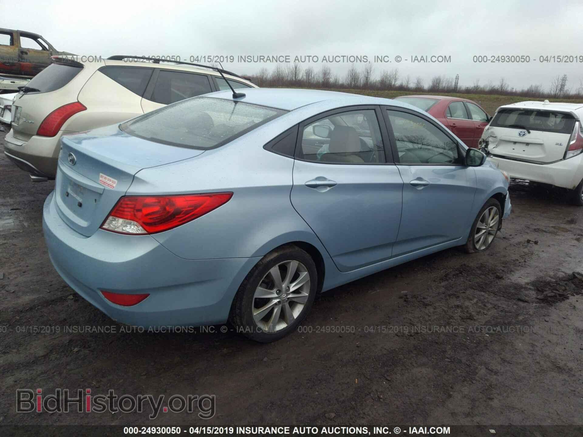 2012 HYUNDAI ACCENT - VIN: KMHCU4AE3CU211804 - Фото 4
