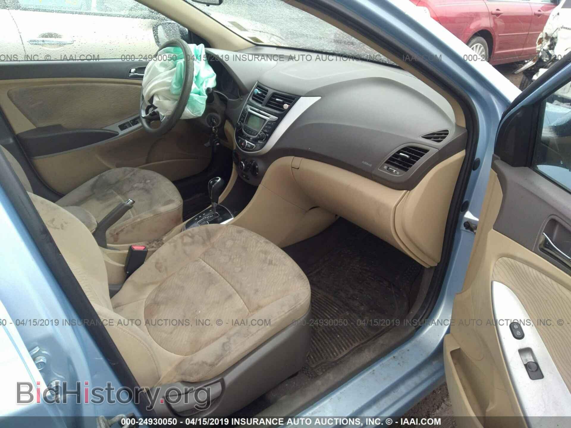 2012 HYUNDAI ACCENT - VIN: KMHCU4AE3CU211804 - Фото 5
