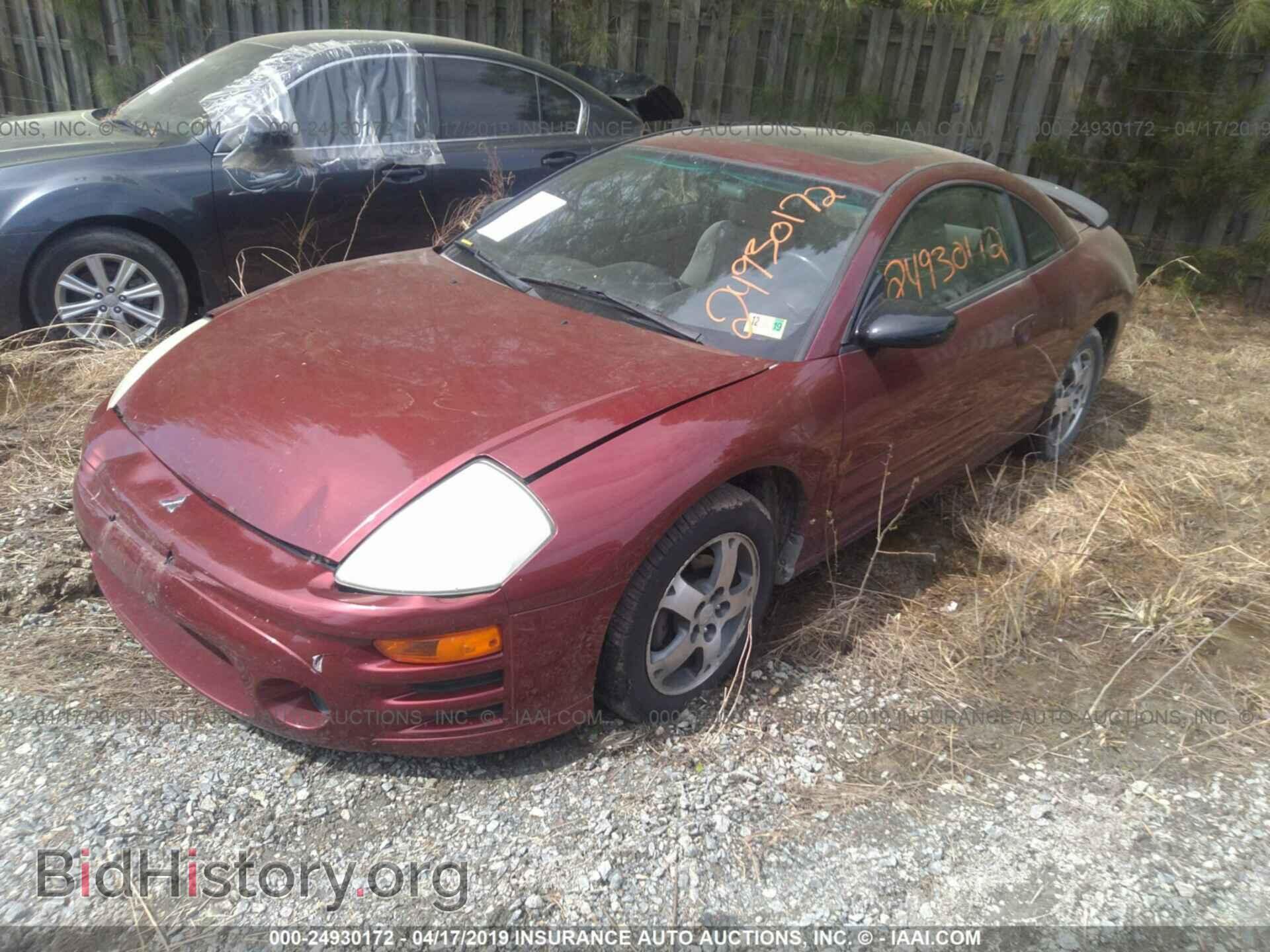 2003 MITSUBISHI ECLIPSE - VIN: 4A3AC44G73E207144 - Фото 2