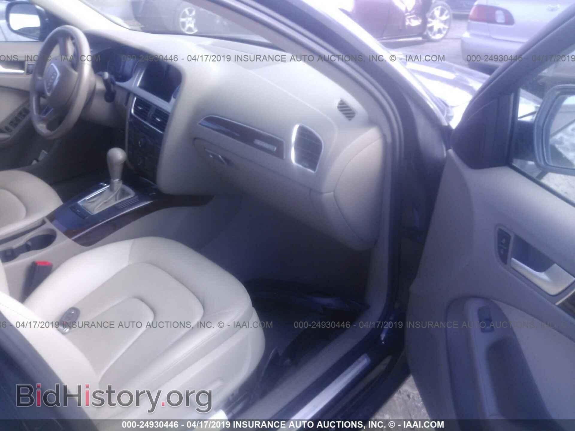2012 AUDI A4 - VIN: WAUBFAFL4CA116814 - Фото 5