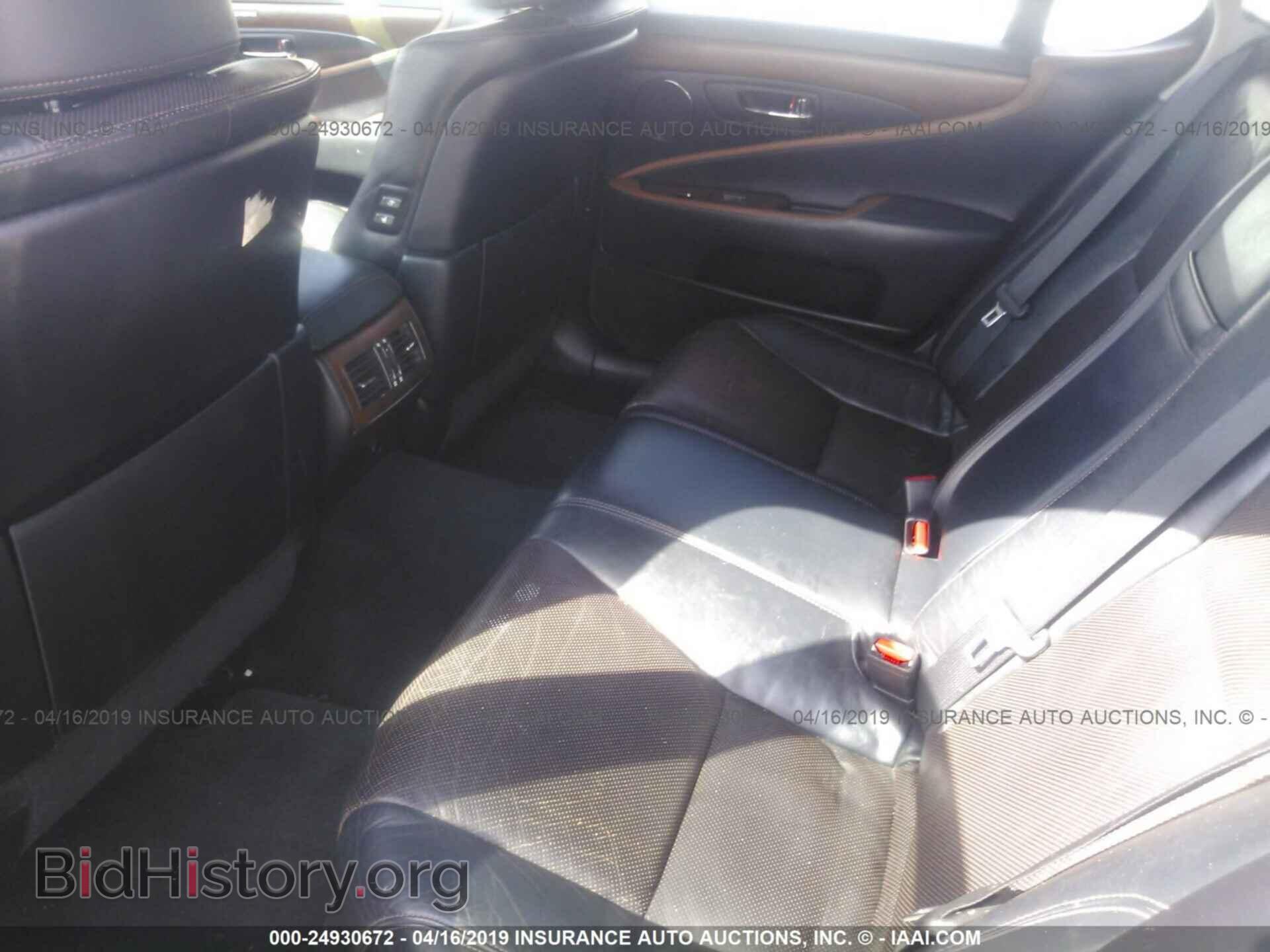 2011 LEXUS LS - VIN: JTHCL5EF7B5012195 - Фото 8