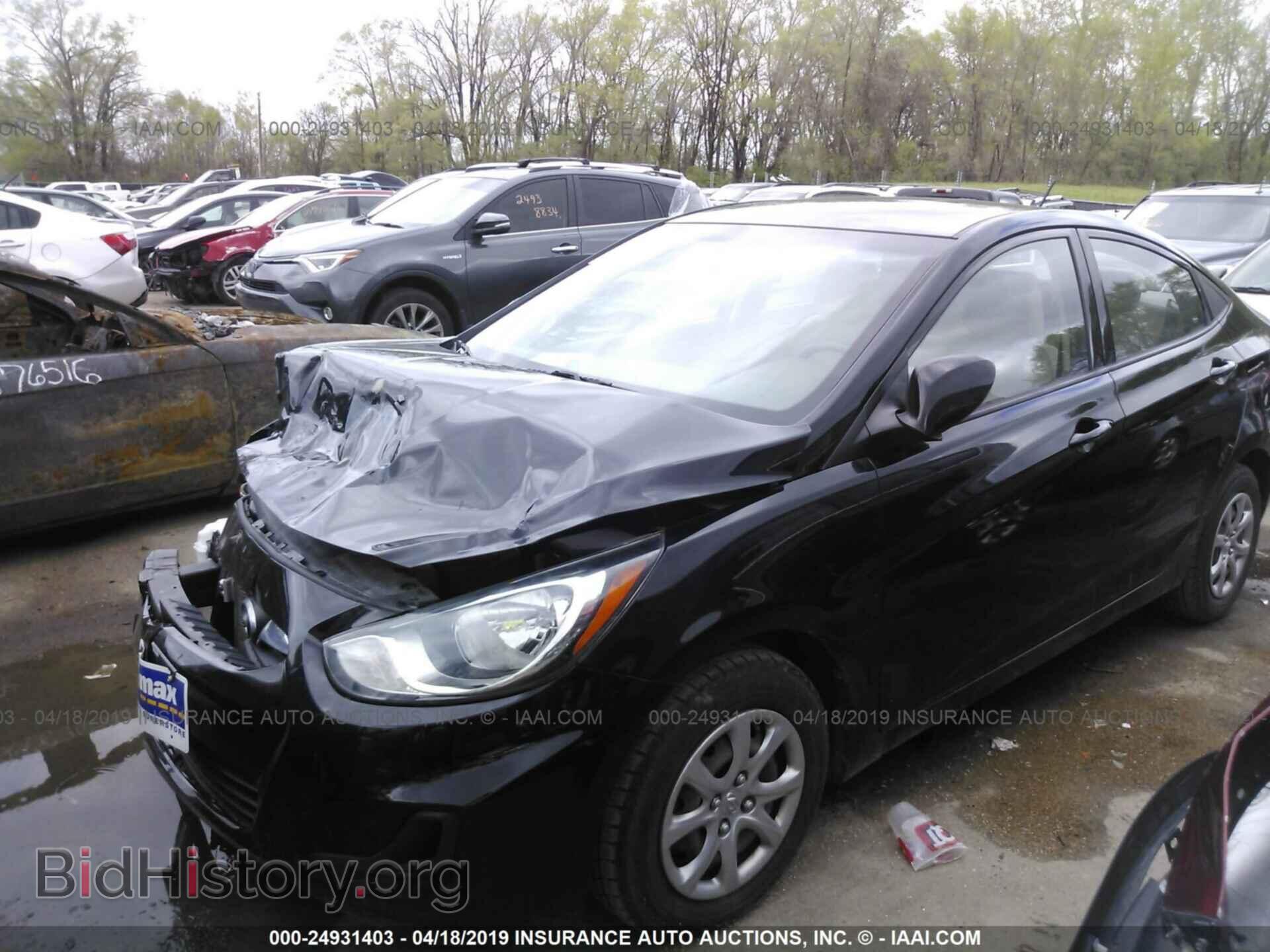 2013 HYUNDAI ACCENT - VIN: KMHCT4AE1DU460462 - Фото 2