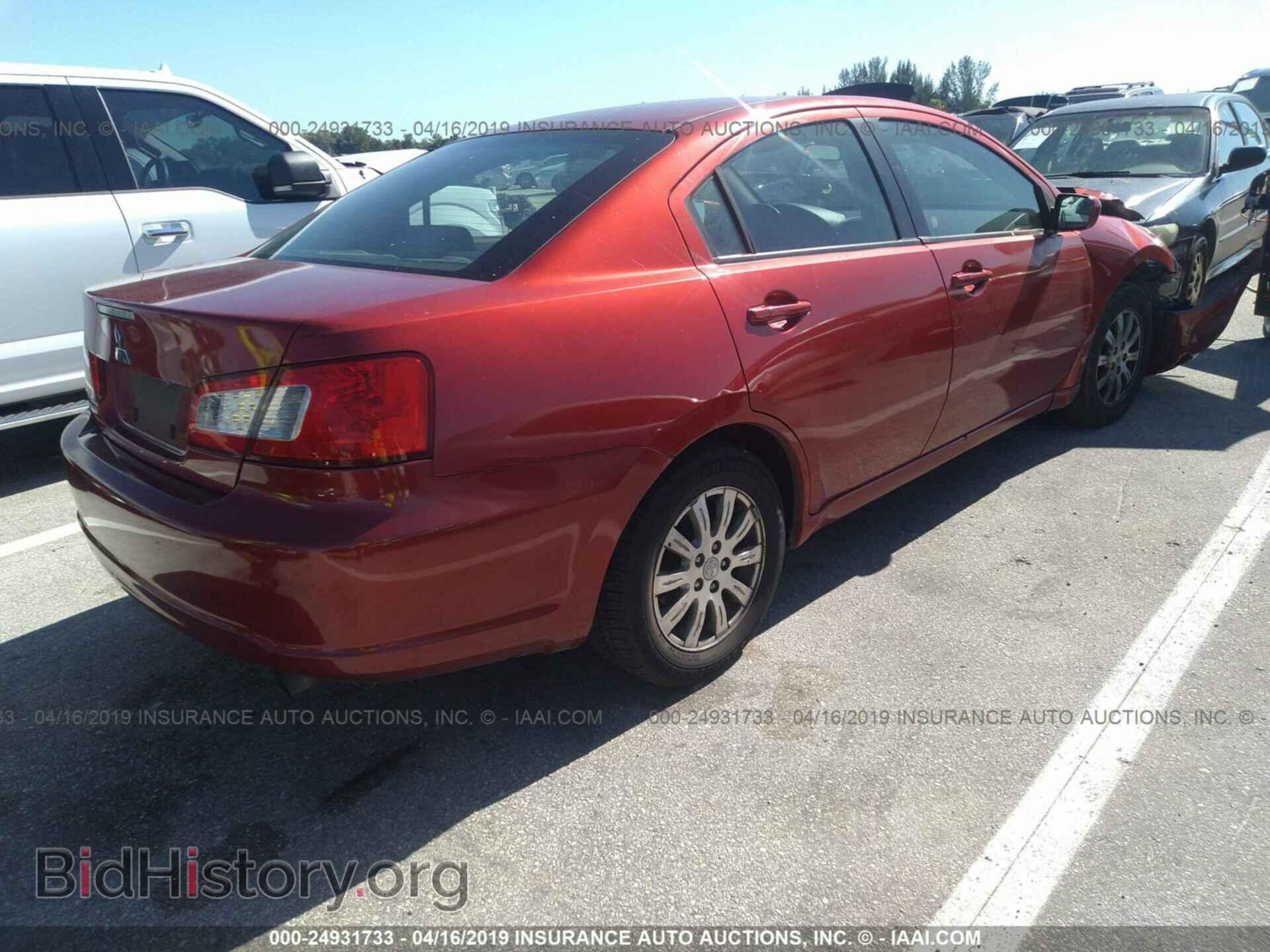 2009 MITSUBISHI GALANT - VIN: 4A3AB36F99E036780 - Фото 4