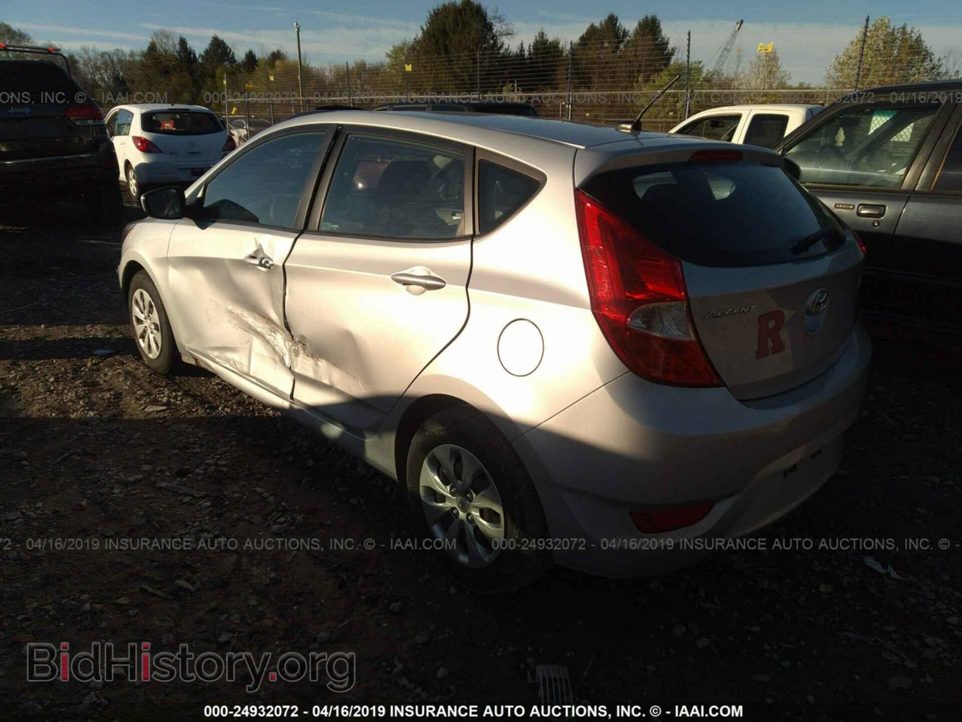 2017 HYUNDAI ACCENT - VIN: KMHCT5AE1HU317894 - Фото 3