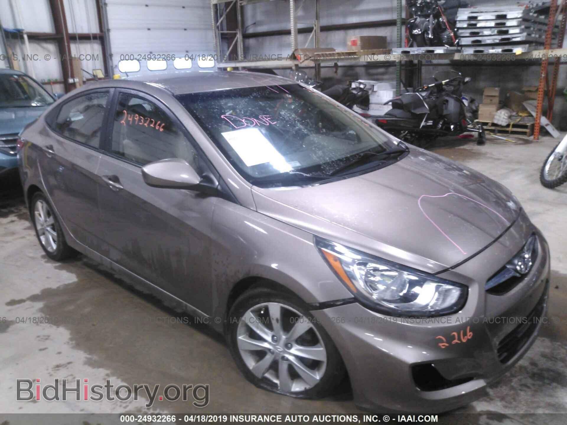 Фотография KMHCU4AE2DU288035 - HYUNDAI ACCENT 2013