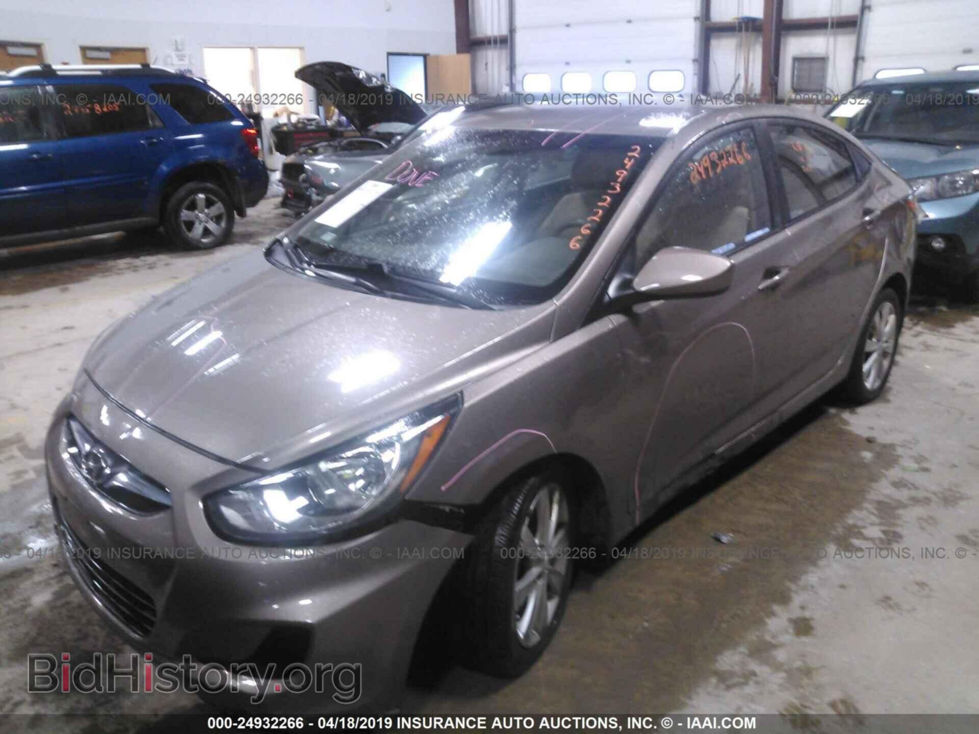 2013 HYUNDAI ACCENT - VIN: KMHCU4AE2DU288035 - Фото 2