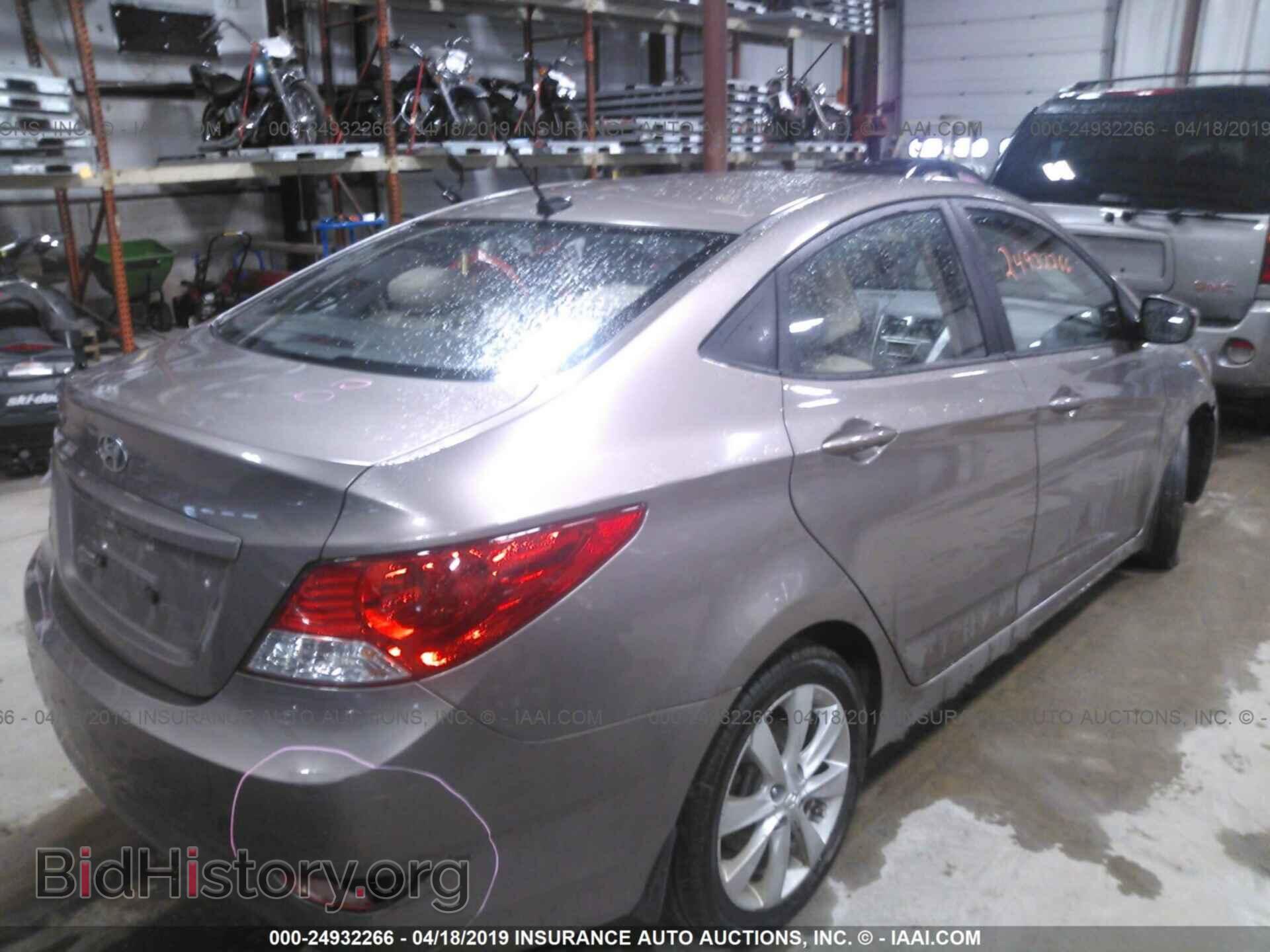 2013 HYUNDAI ACCENT - VIN: KMHCU4AE2DU288035 - Фото 4