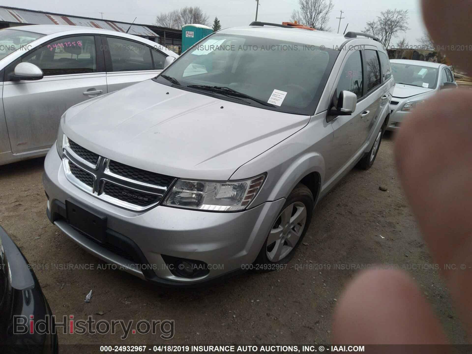 2011 DODGE JOURNEY - VIN: 3D4PH1FG2BT557034 - Фото 2