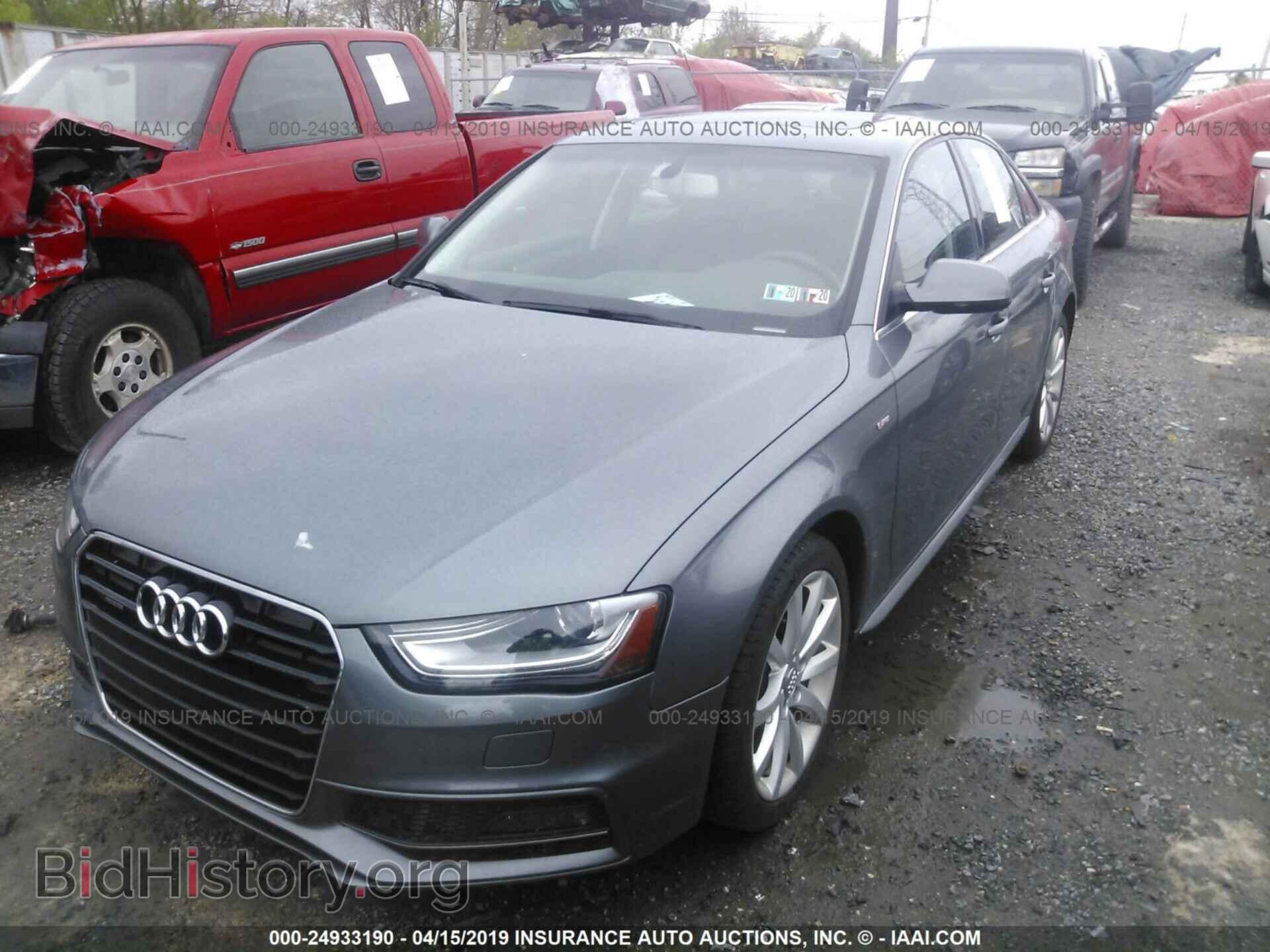 2014 AUDI A4 - VIN: WAUBFAFL8EA073209 - Фото 2