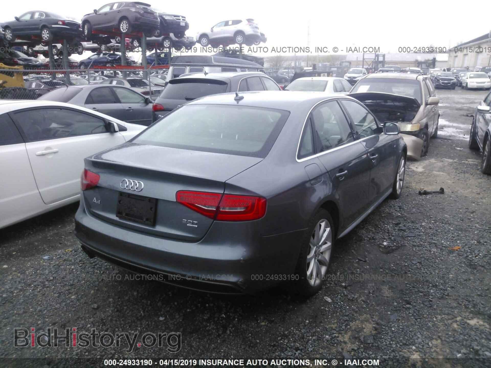 2014 AUDI A4 - VIN: WAUBFAFL8EA073209 - Фото 4