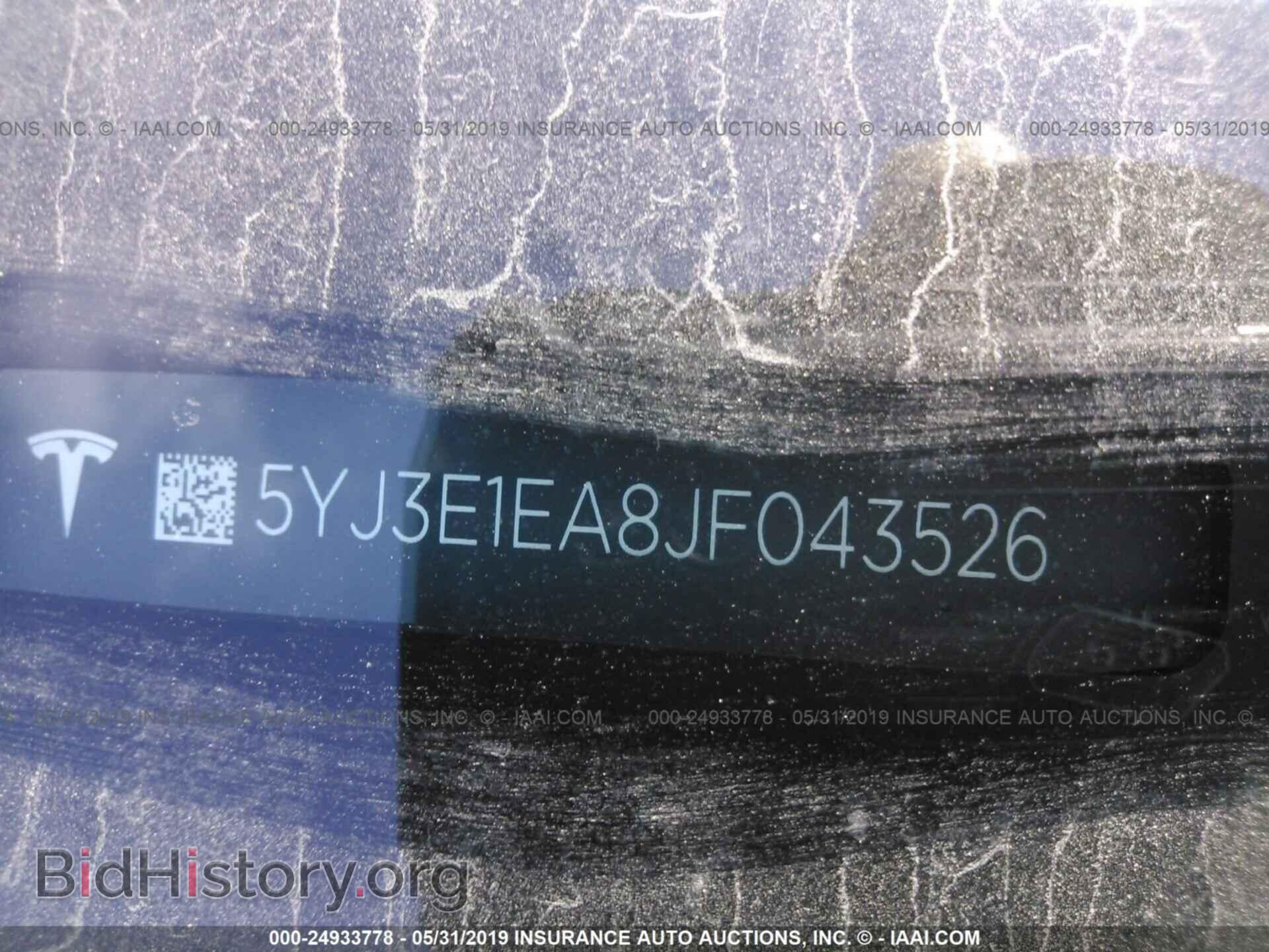 2018 TESLA MODEL 3 - VIN: 5YJ3E1EA8JF043526 - Photo 9
