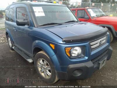 2008 Honda ELEMENT EX, синий — VIN 5J6YH28798L002682, IAAI