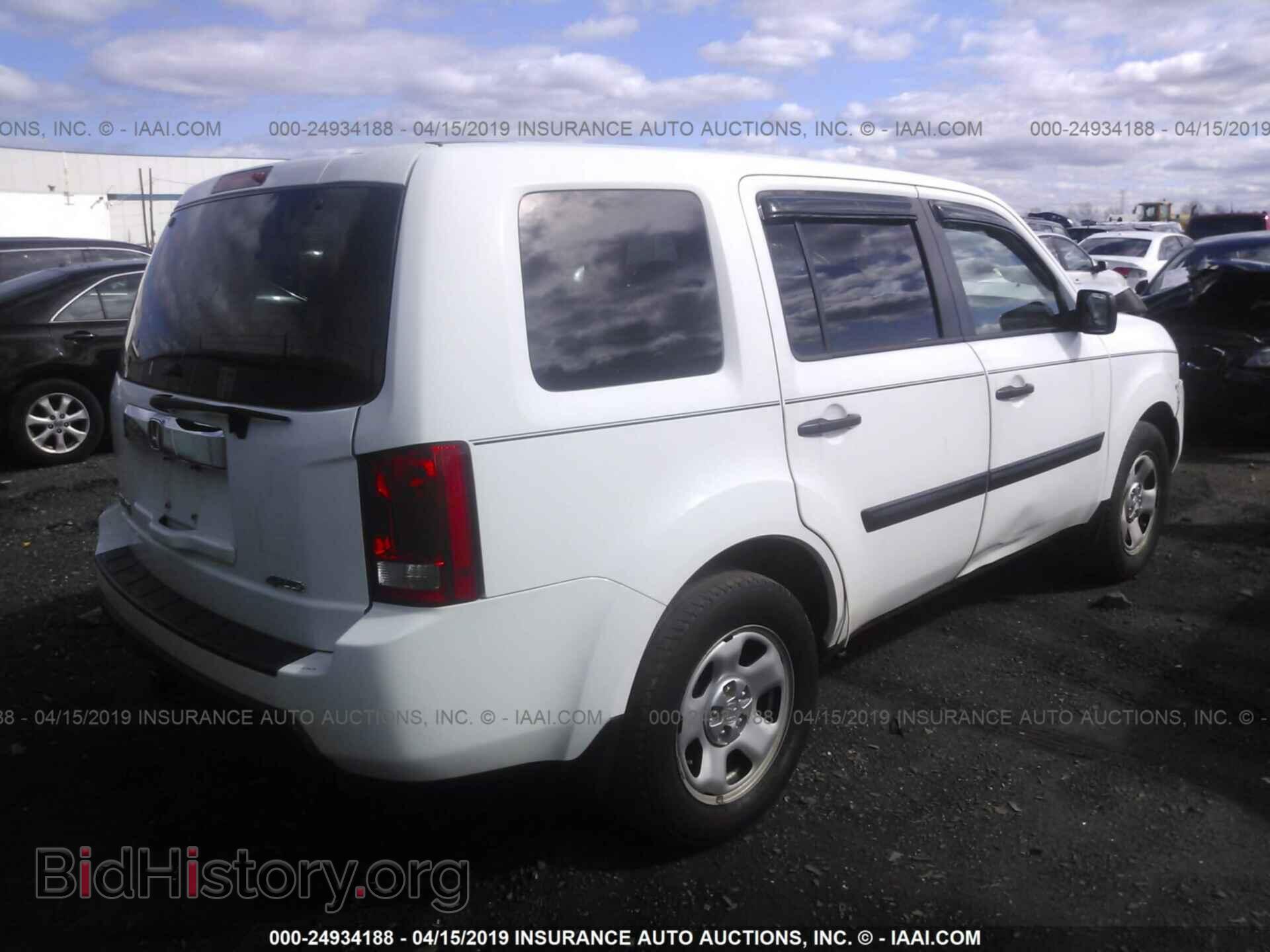2011 HONDA PILOT - VIN: 5FNYF4H21BB077589 - Фото 4