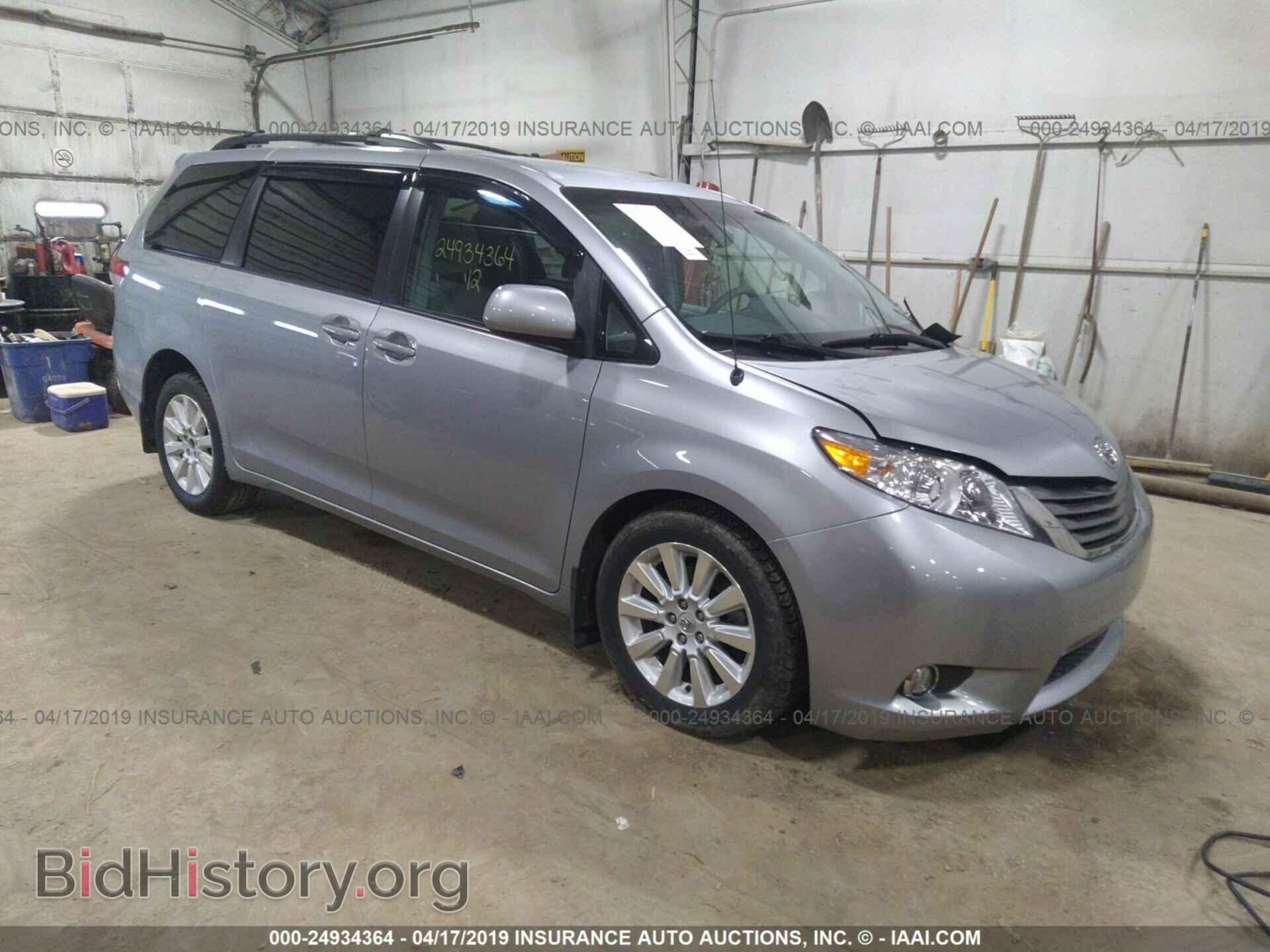 Photo 5TDJK3DC1CS041680 - TOYOTA SIENNA 2012