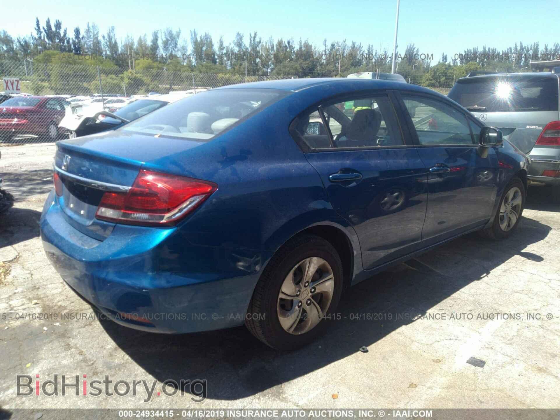 2013 HONDA CIVIC - VIN: 19XFB2F5XDE042109 - Фото 4