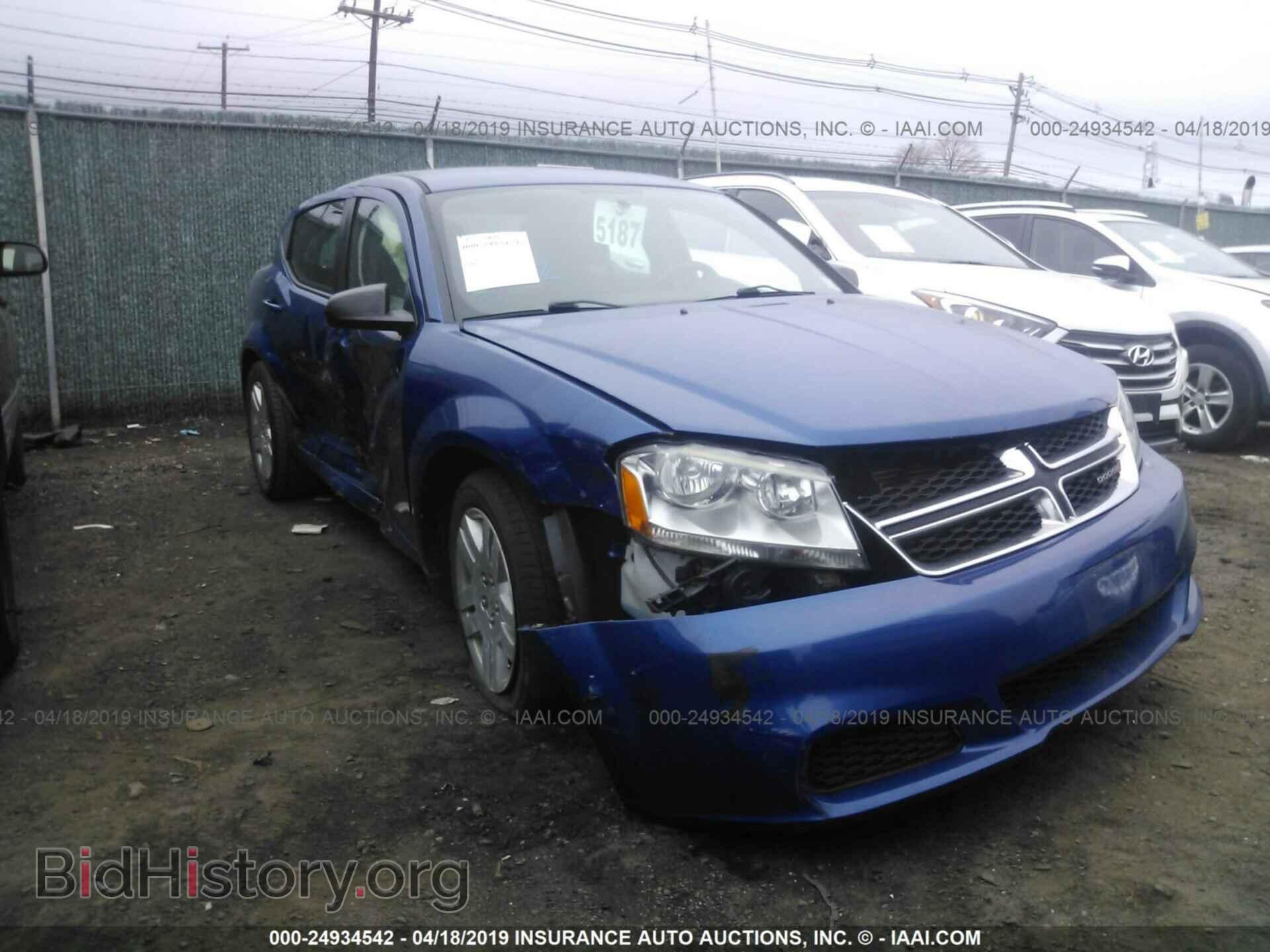 Photo 1C3CDZAB7EN175236 - DODGE AVENGER 2014