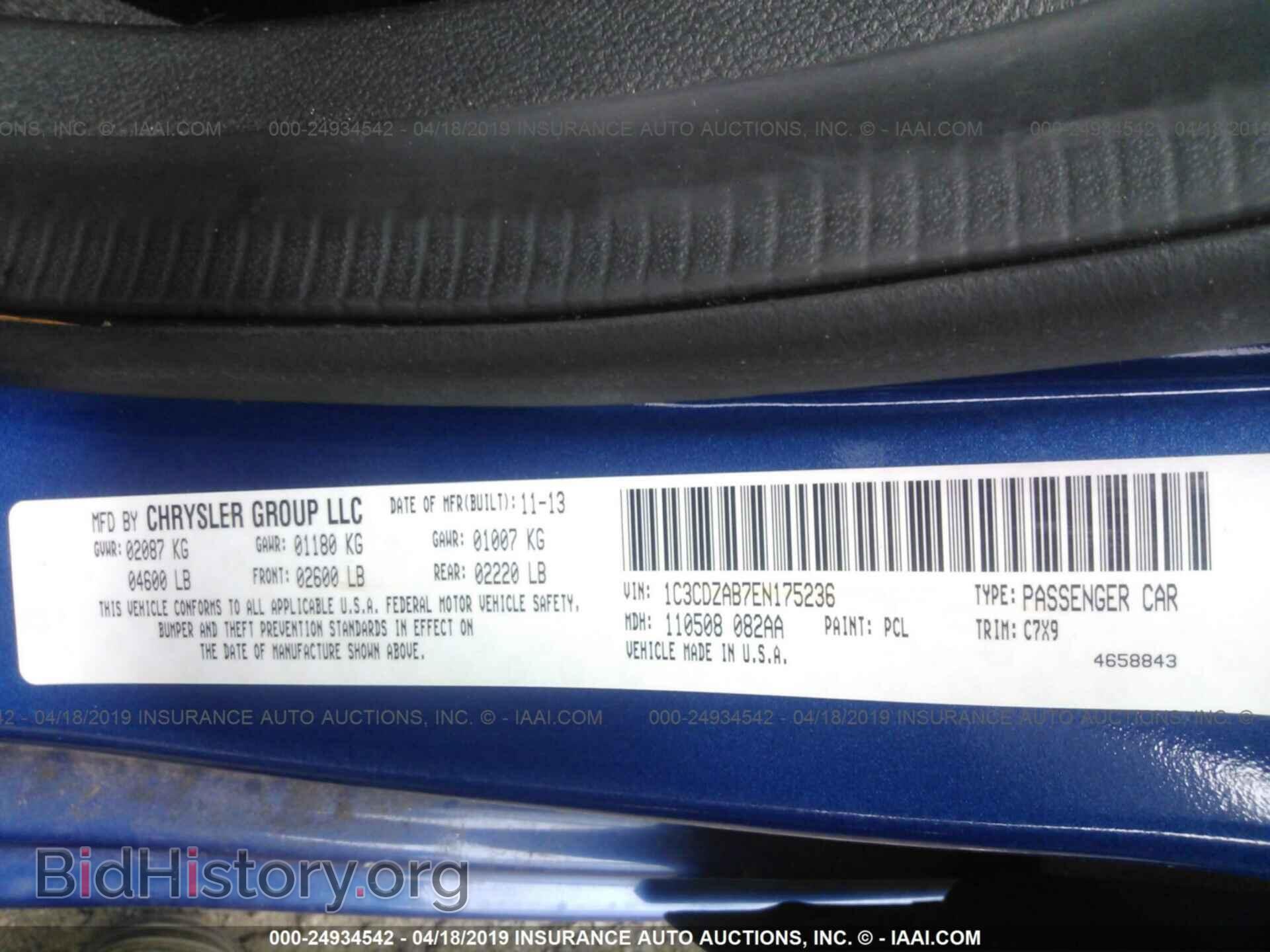 2014 DODGE AVENGER - VIN: 1C3CDZAB7EN175236 - Photo 9