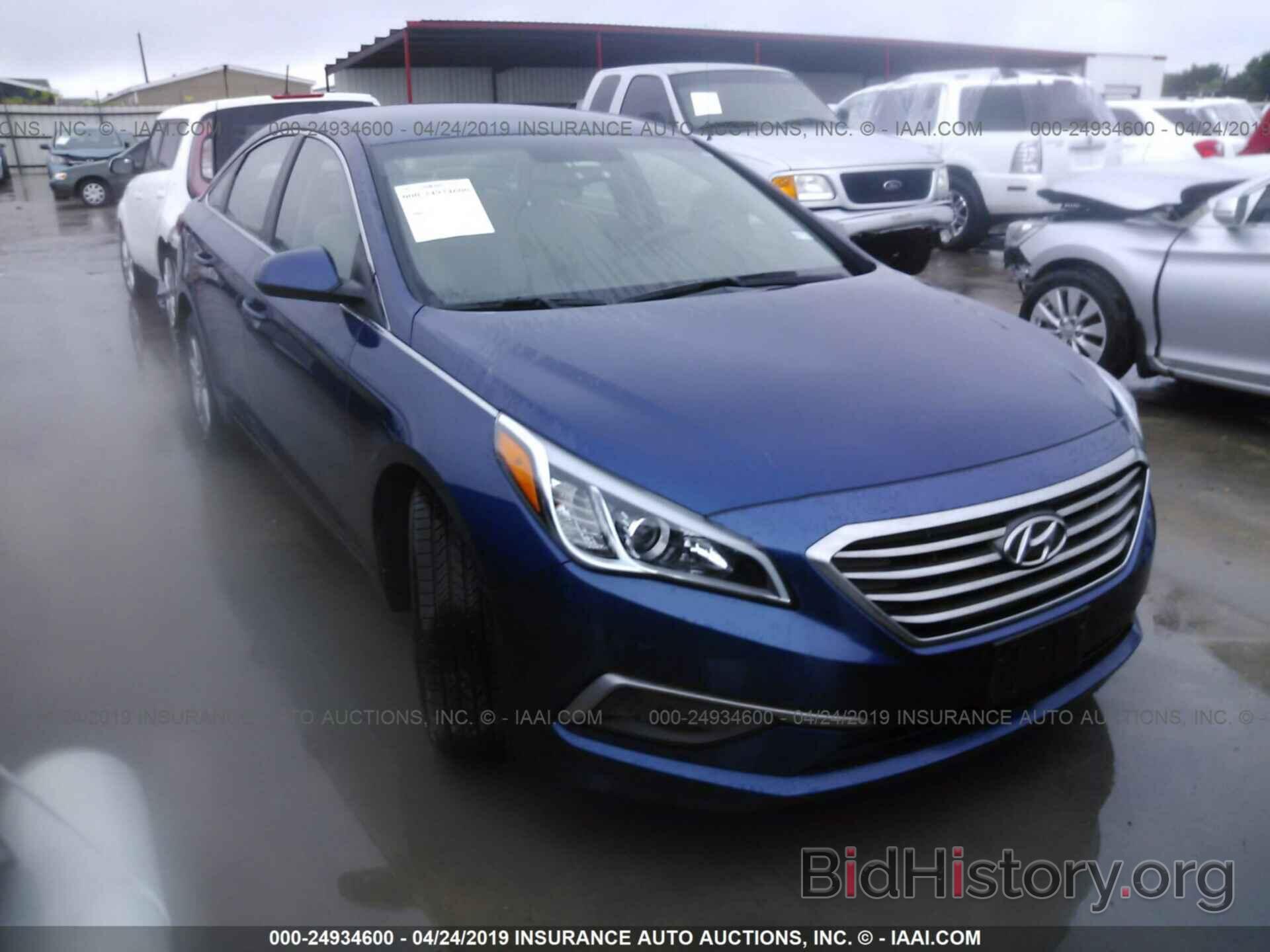 Photo 5NPE24AF0GH370338 - HYUNDAI SONATA 2016