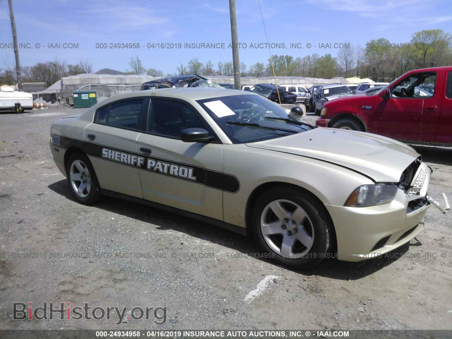 Фотография 2C3CDXAT1CH200960 - DODGE CHARGER 2012