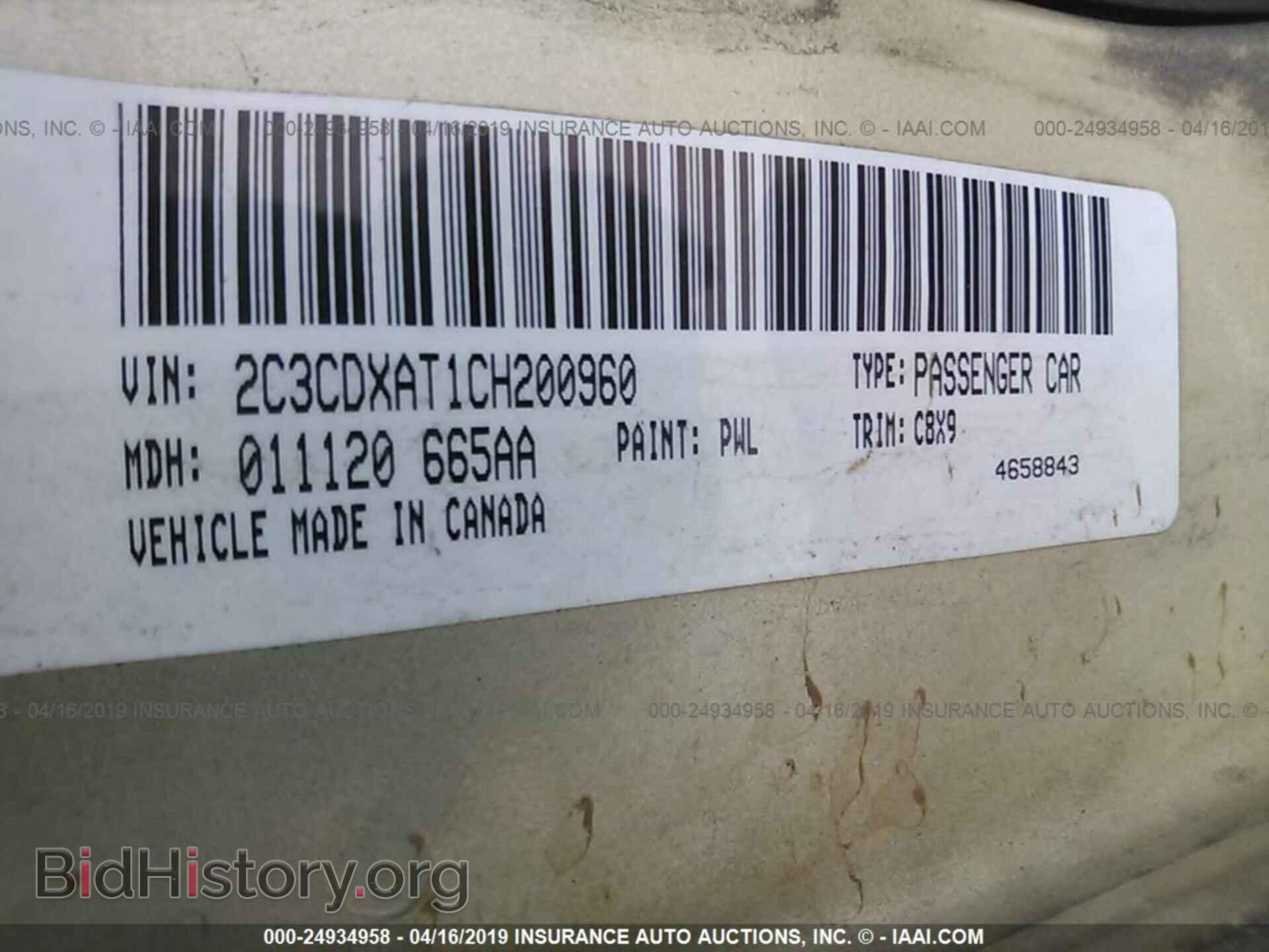 2012 DODGE CHARGER - VIN: 2C3CDXAT1CH200960 - Фото 9