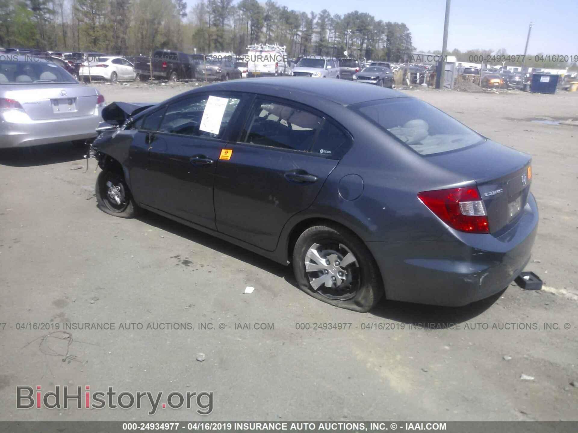 2012 HONDA CIVIC - VIN: 19XFB2F54CE376358 - Фото 3