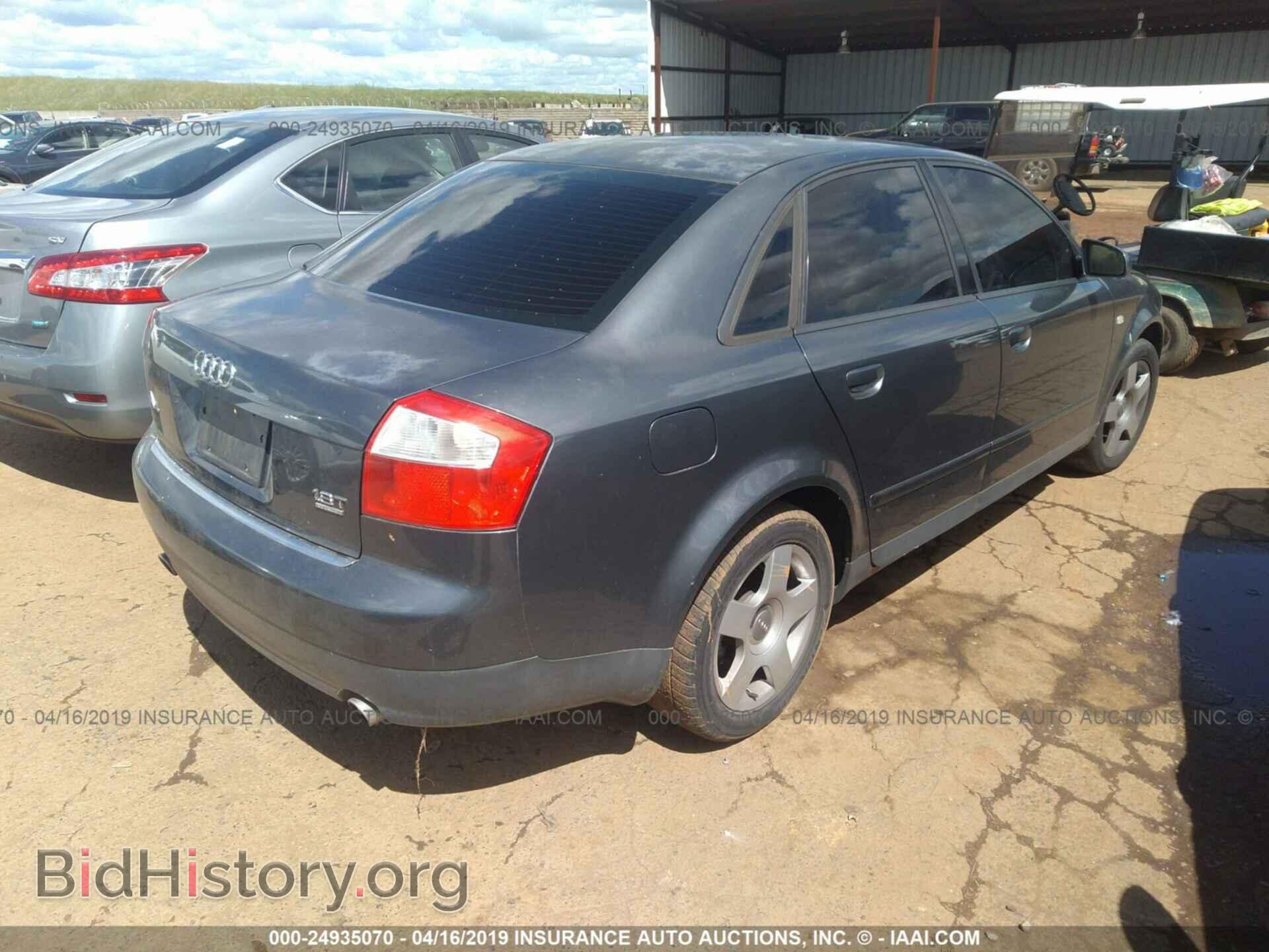 2002 AUDI A4 - VIN: WAULC68E92A183531 - Фото 4