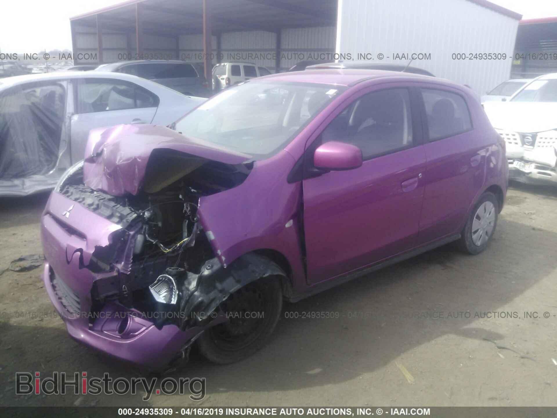 2015 MITSUBISHI MIRAGE - VIN: ML32A3HJ8FH008588 - Фото 2