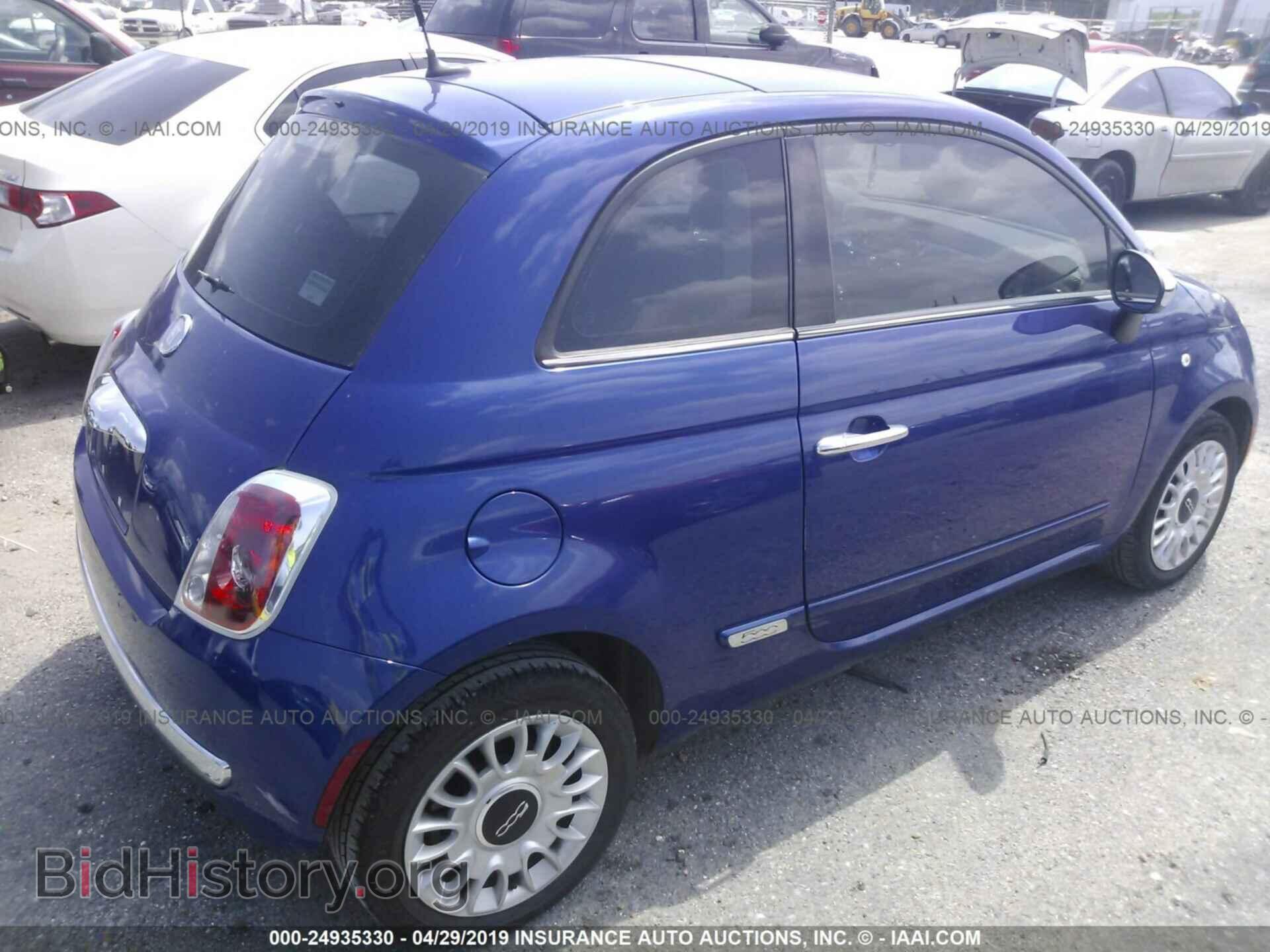 2012 FIAT 500 - VIN: 3C3CFFCR5CT117741 - Фото 4