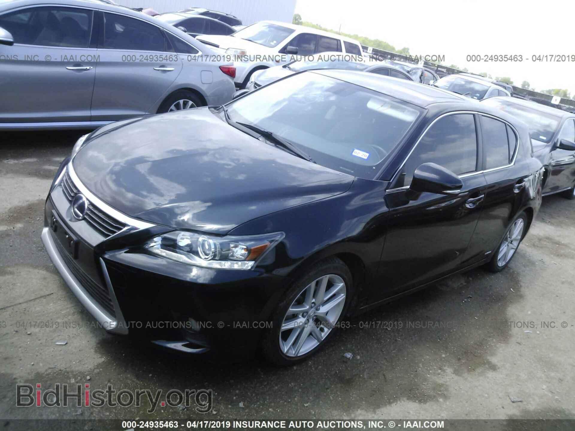 2015 LEXUS CT - VIN: JTHKD5BH0F2246460 - Фото 2
