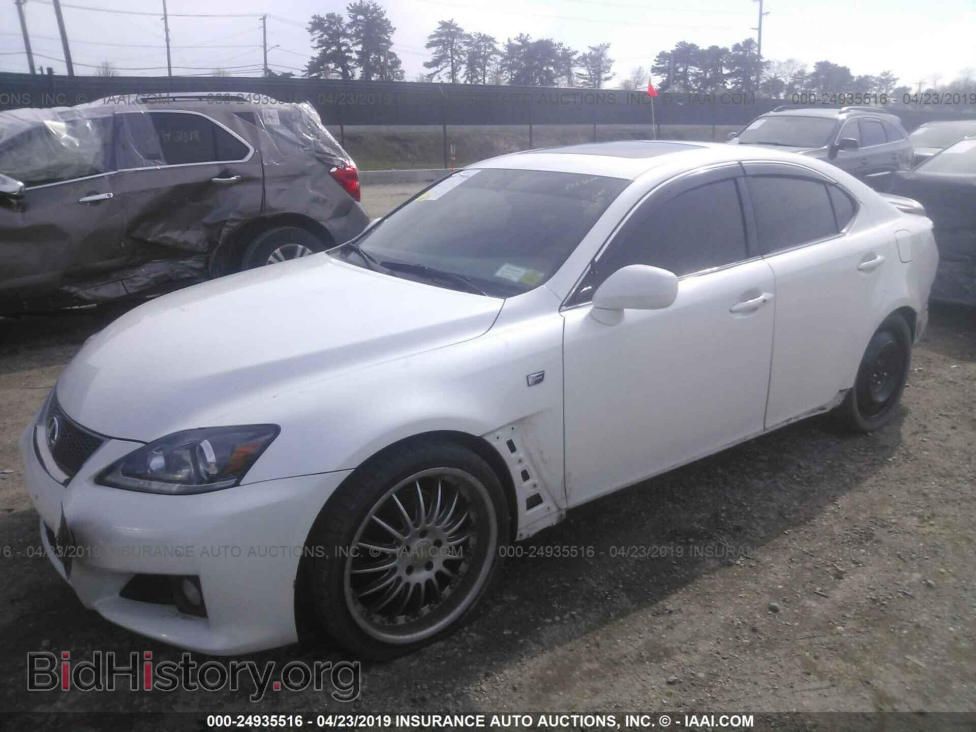 2012 LEXUS IS - VIN: JTHBP5C28C5010523 - Фото 2