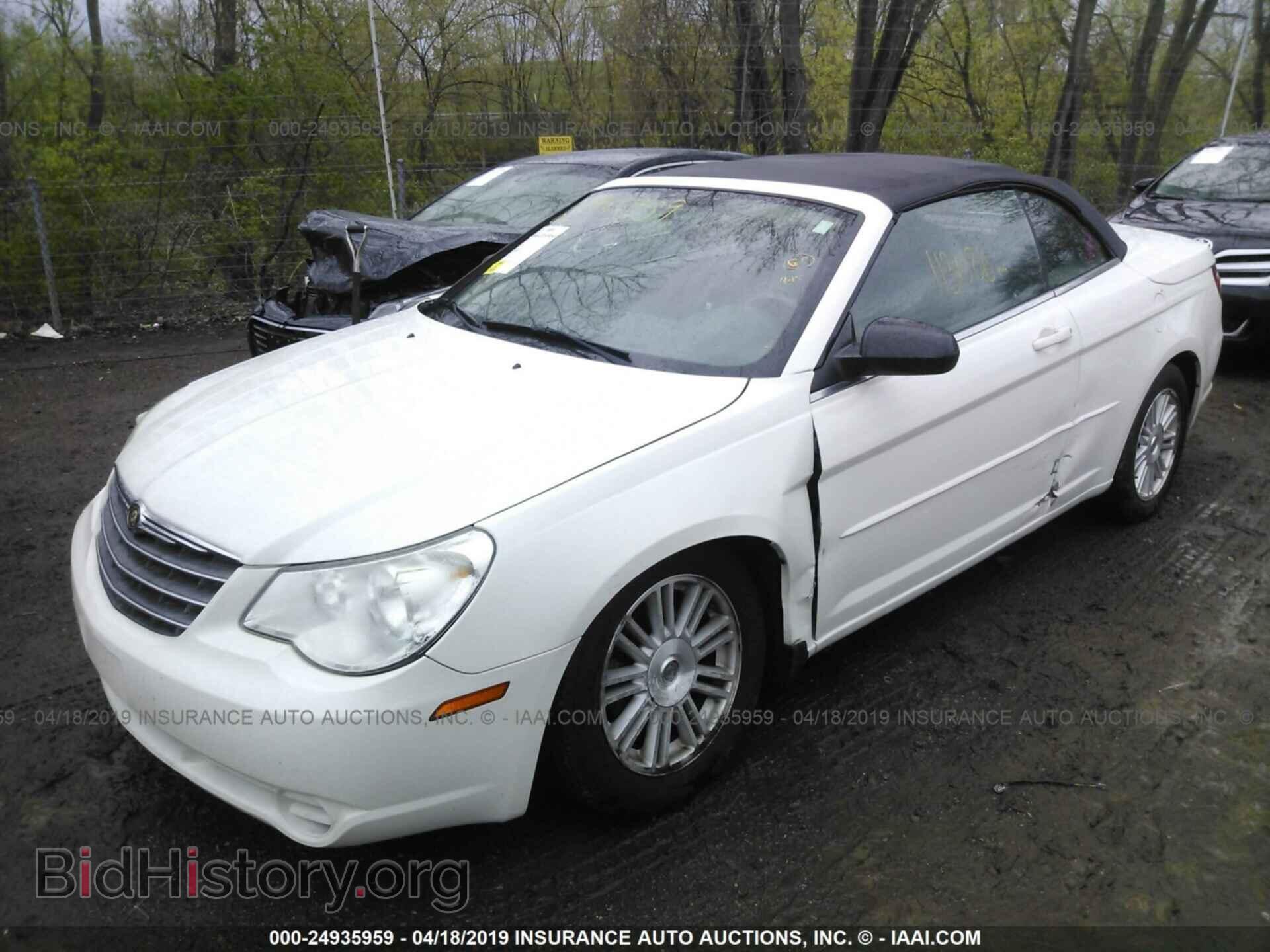 2008 CHRYSLER SEBRING - VIN: 1C3LC45K28N186827 - Фото 2