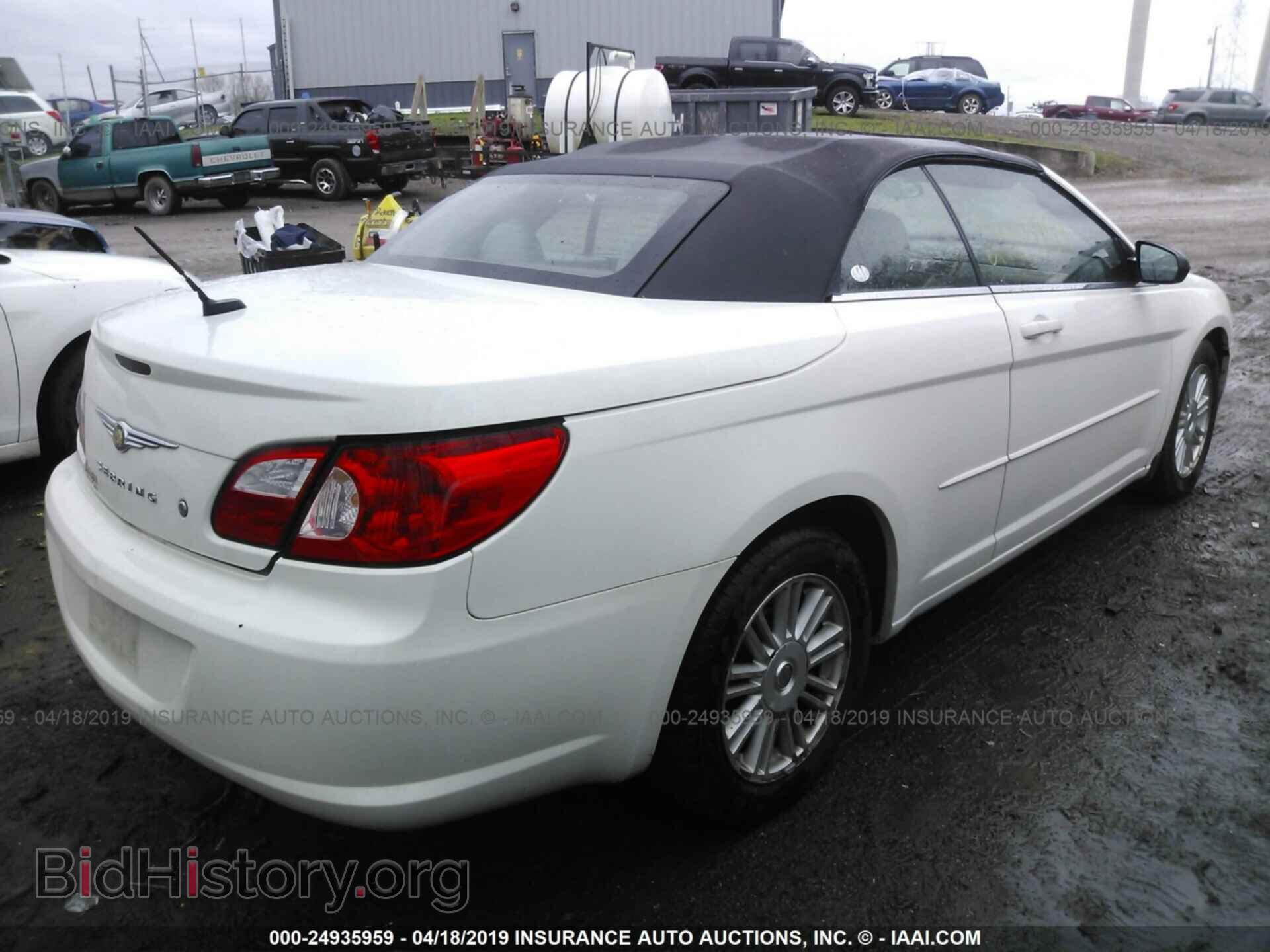 2008 CHRYSLER SEBRING - VIN: 1C3LC45K28N186827 - Фото 4